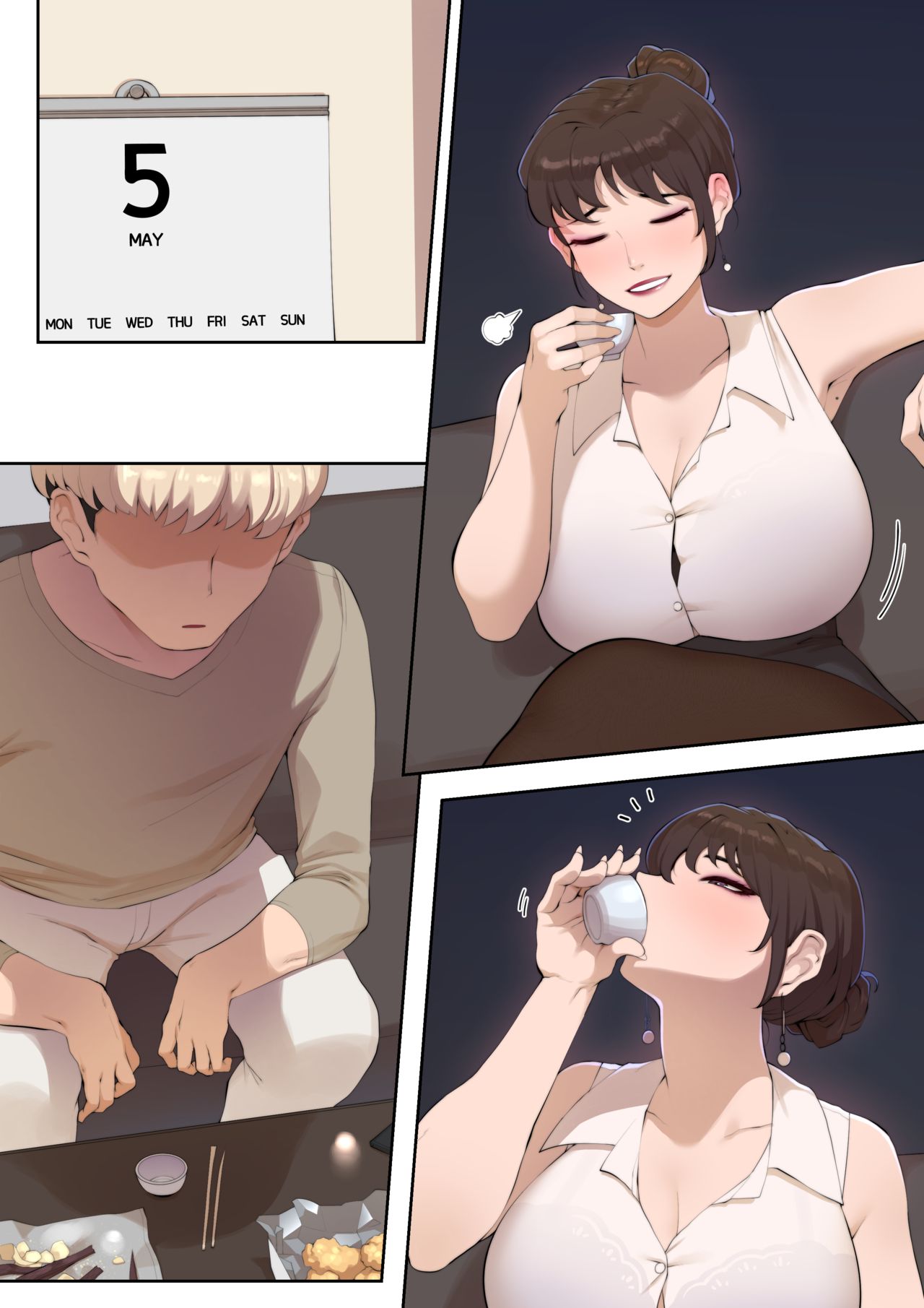 उग्र कॉलेज छात्र बार-बार बड़े स्तों वाली शिक्षिका में चरम सुख पाता है - Image 37