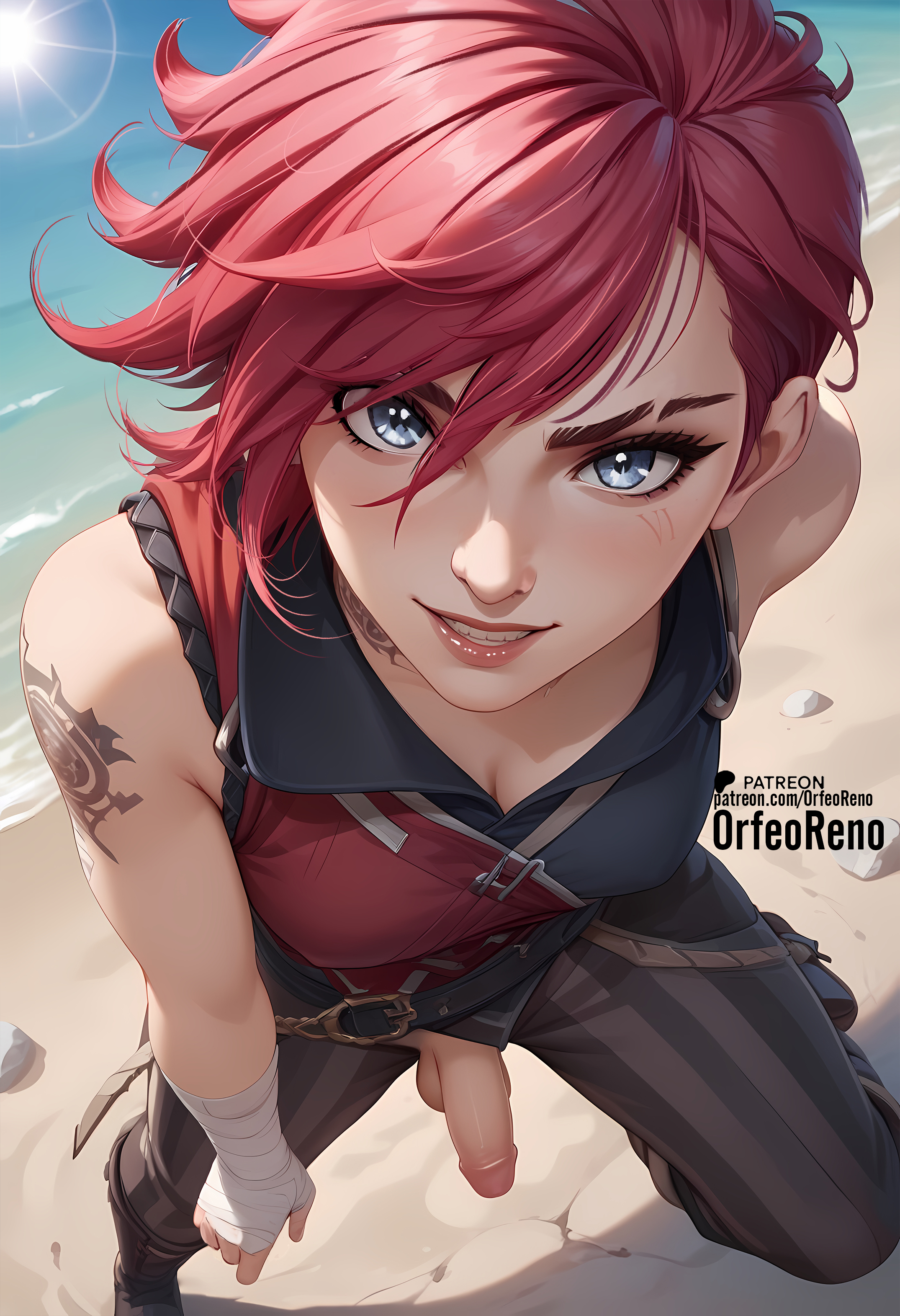 Vi aus Arcane enthüllt ihren Futanari-Penis - Image 8