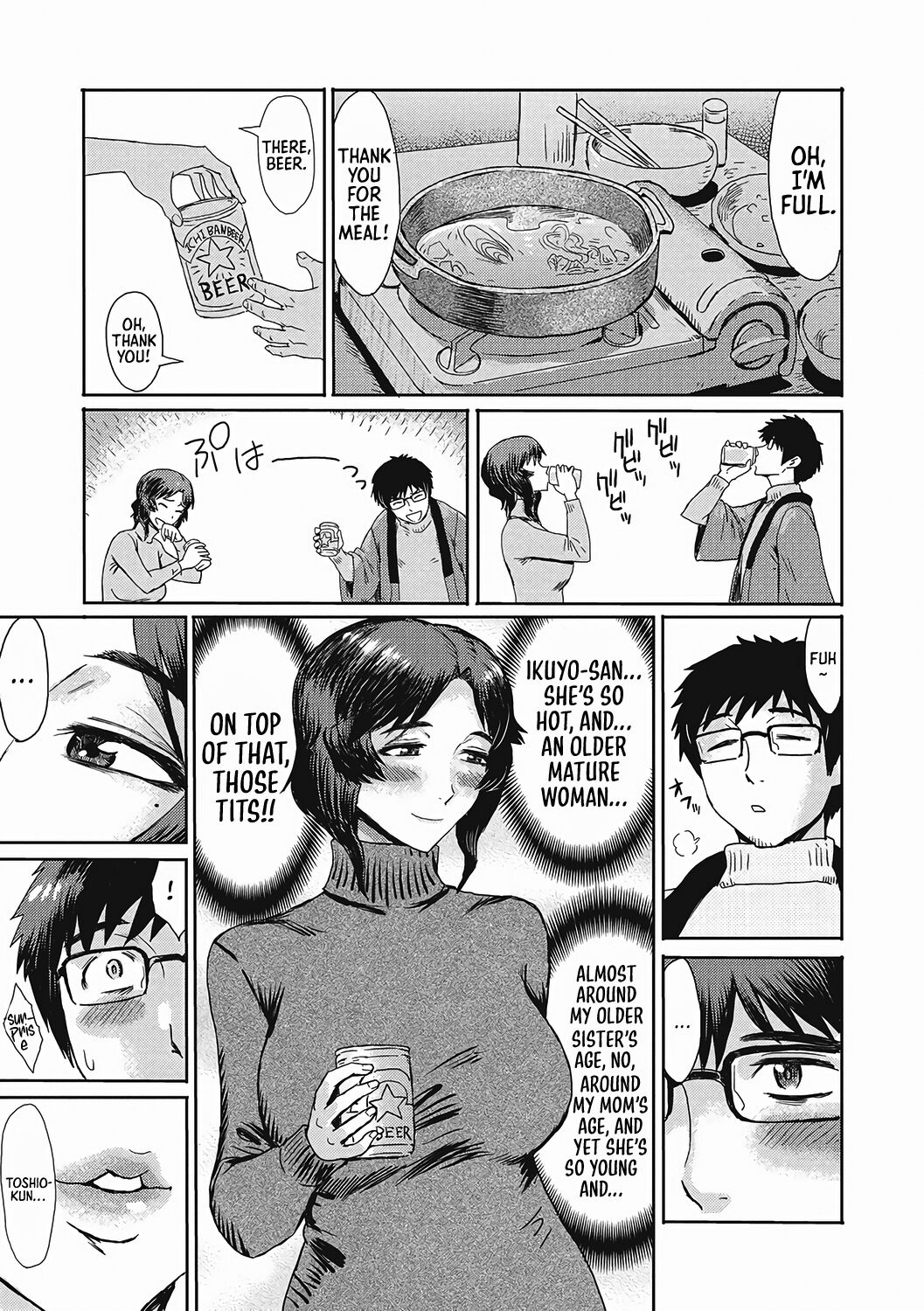 الأم ذات الثديين الكبيرين تلتهم العذرية في دار الطلاب - Image 3