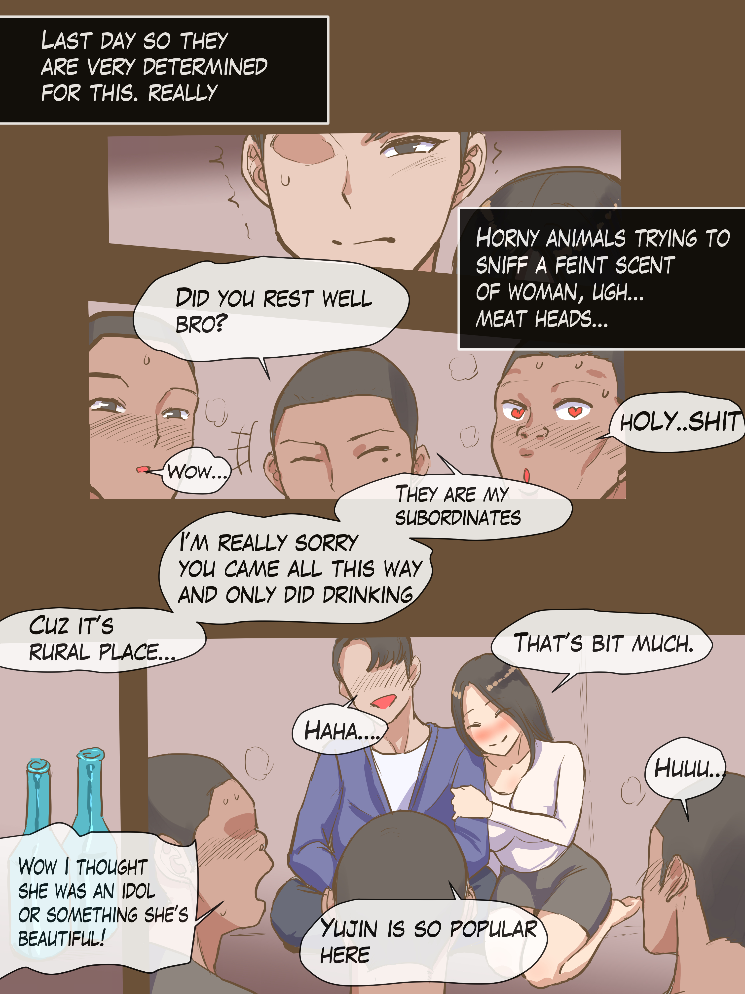 Schummel-Comics: freches Freundin fickt Typen, während Freund schläft - Image 27