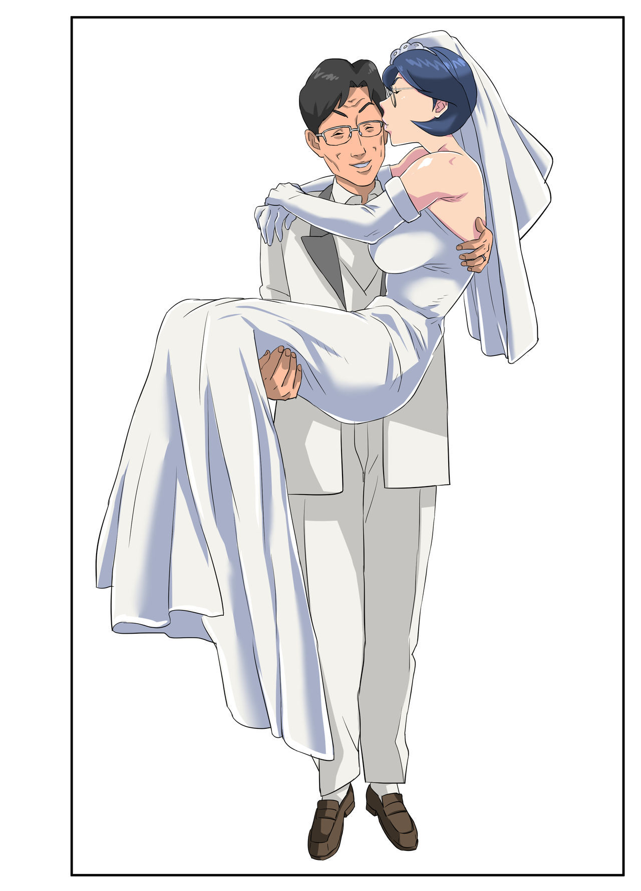 Замужняя жена наслаждается жёстким NTR с ублюдком-боссом - Image 60