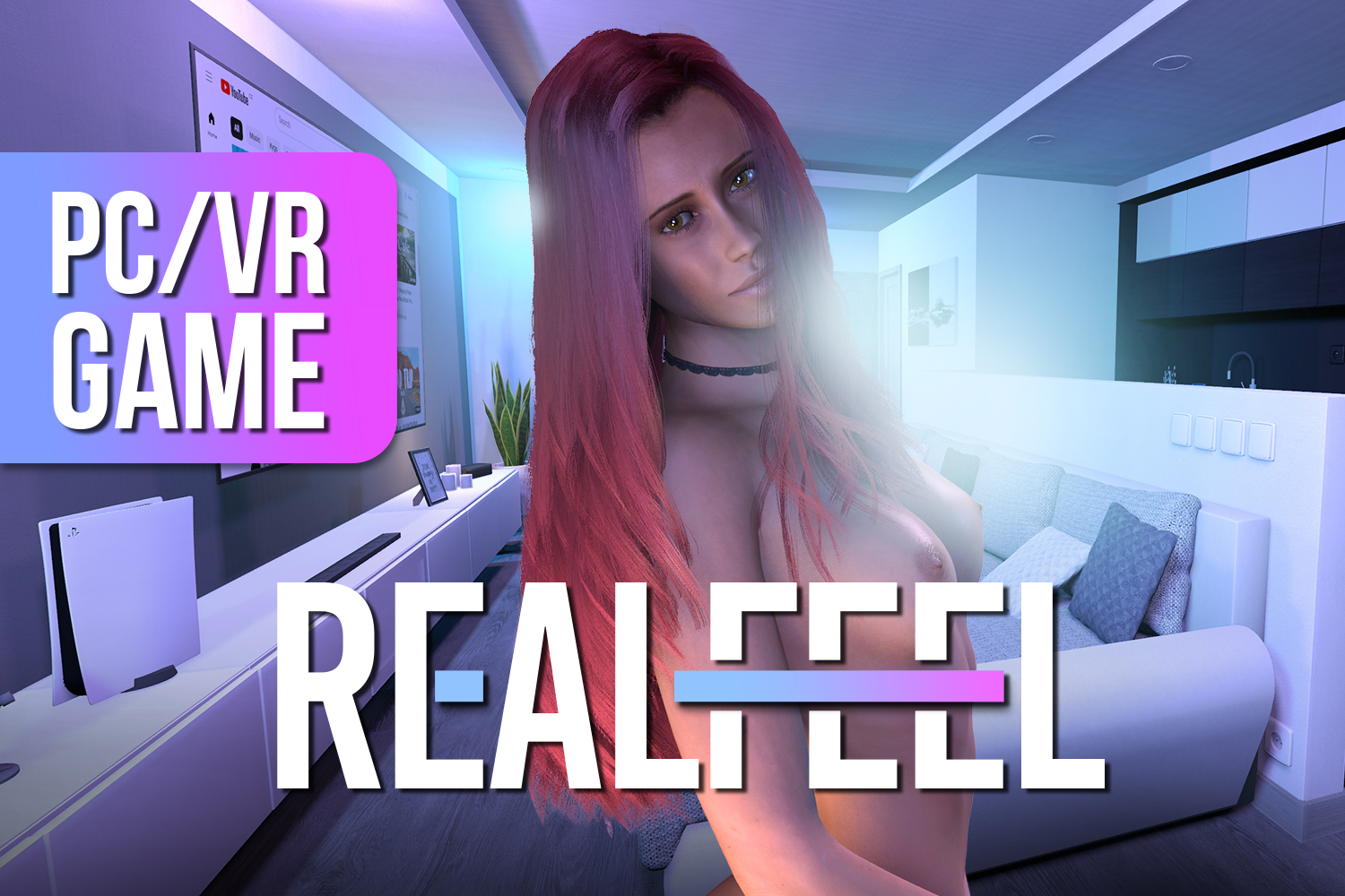 Realfeel: control every tentacle futanari schoolgirl ecchi scene