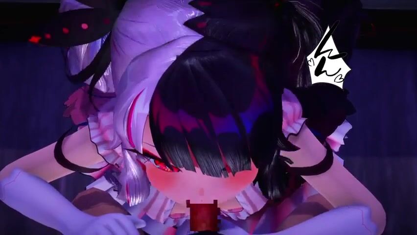 夜霧玲奈进行口交