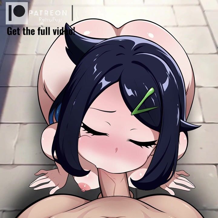 いたずらなリコの公開フェラ