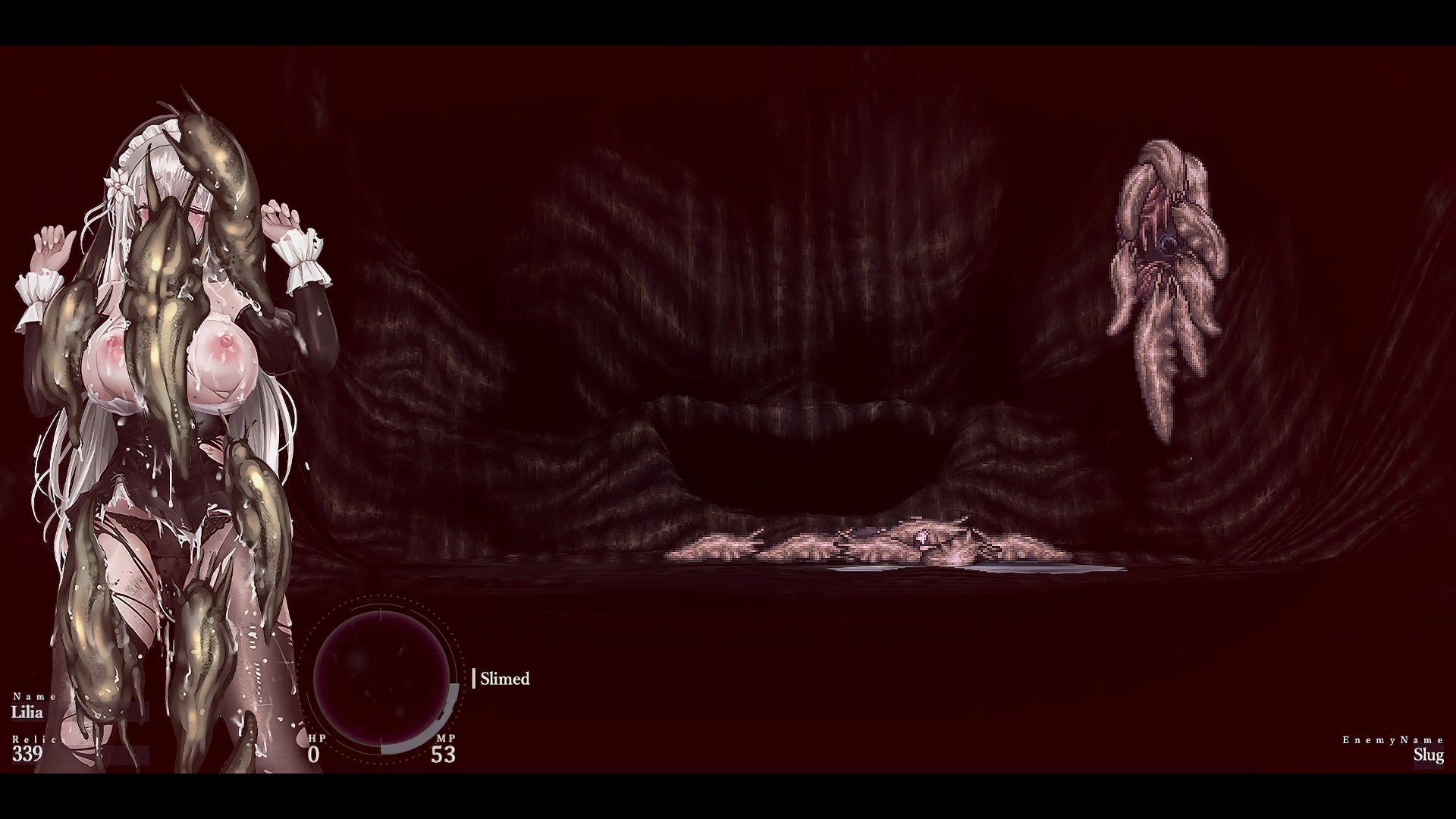 Lilia violemment violée par des limaces dans sinisistar