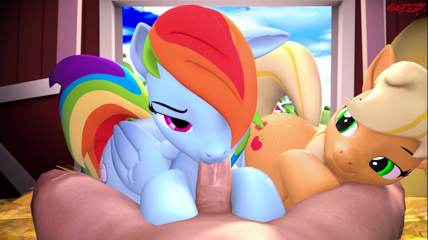 रेनबो डैश ब्लोジョब ट्रीट