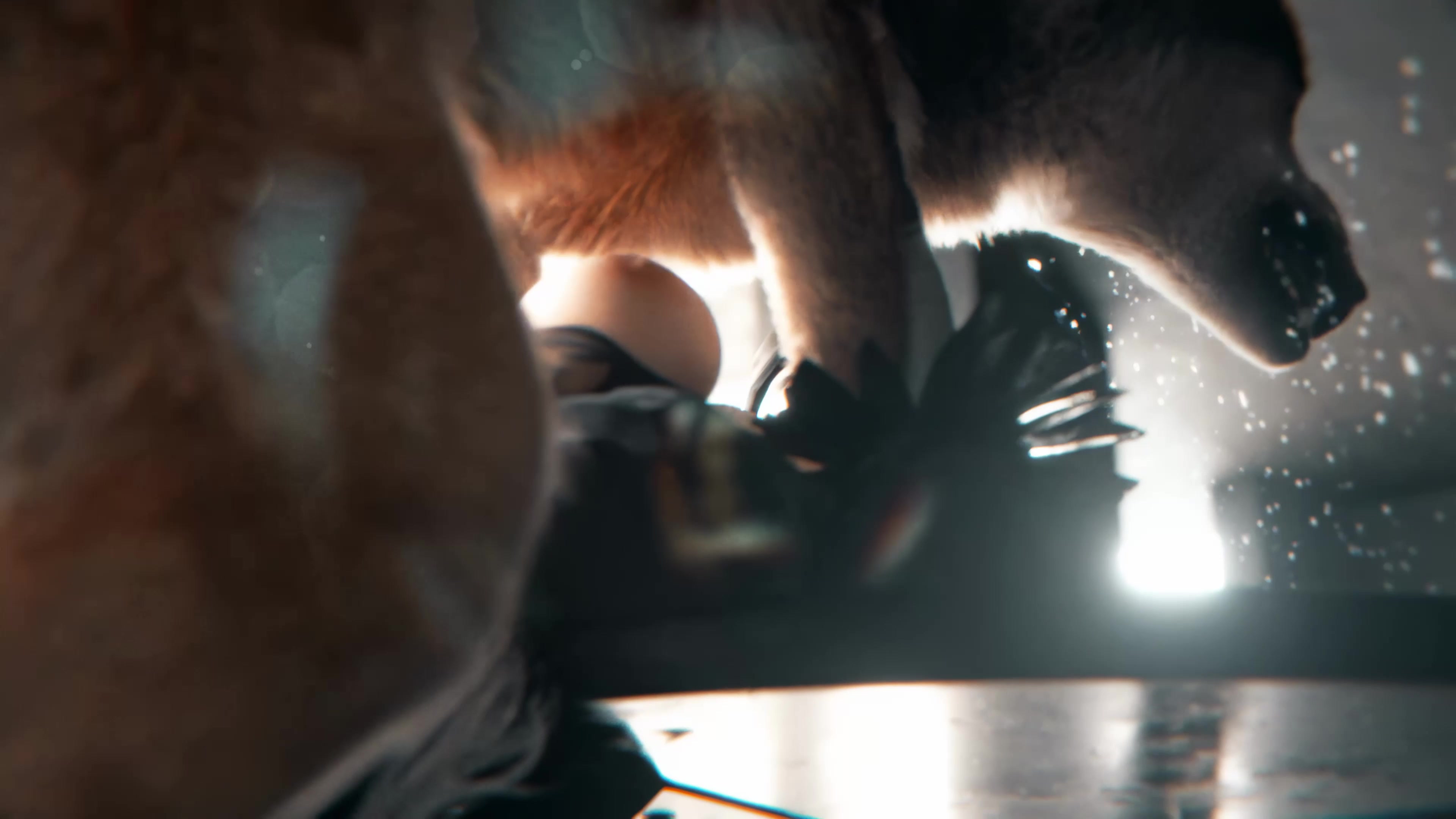 горячая встреча 2b и волка