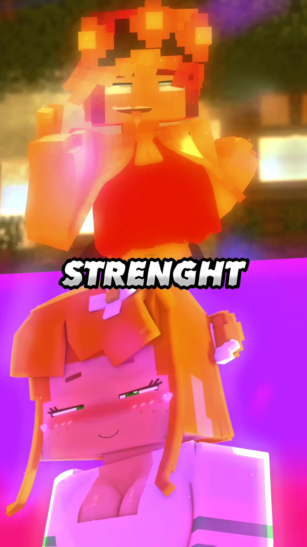 マインクラフト　アンバーグリーン対スカイラー・クインのいたずら