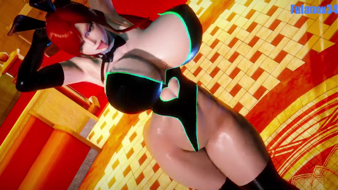 Cena erótica futanari da erza coelhinha