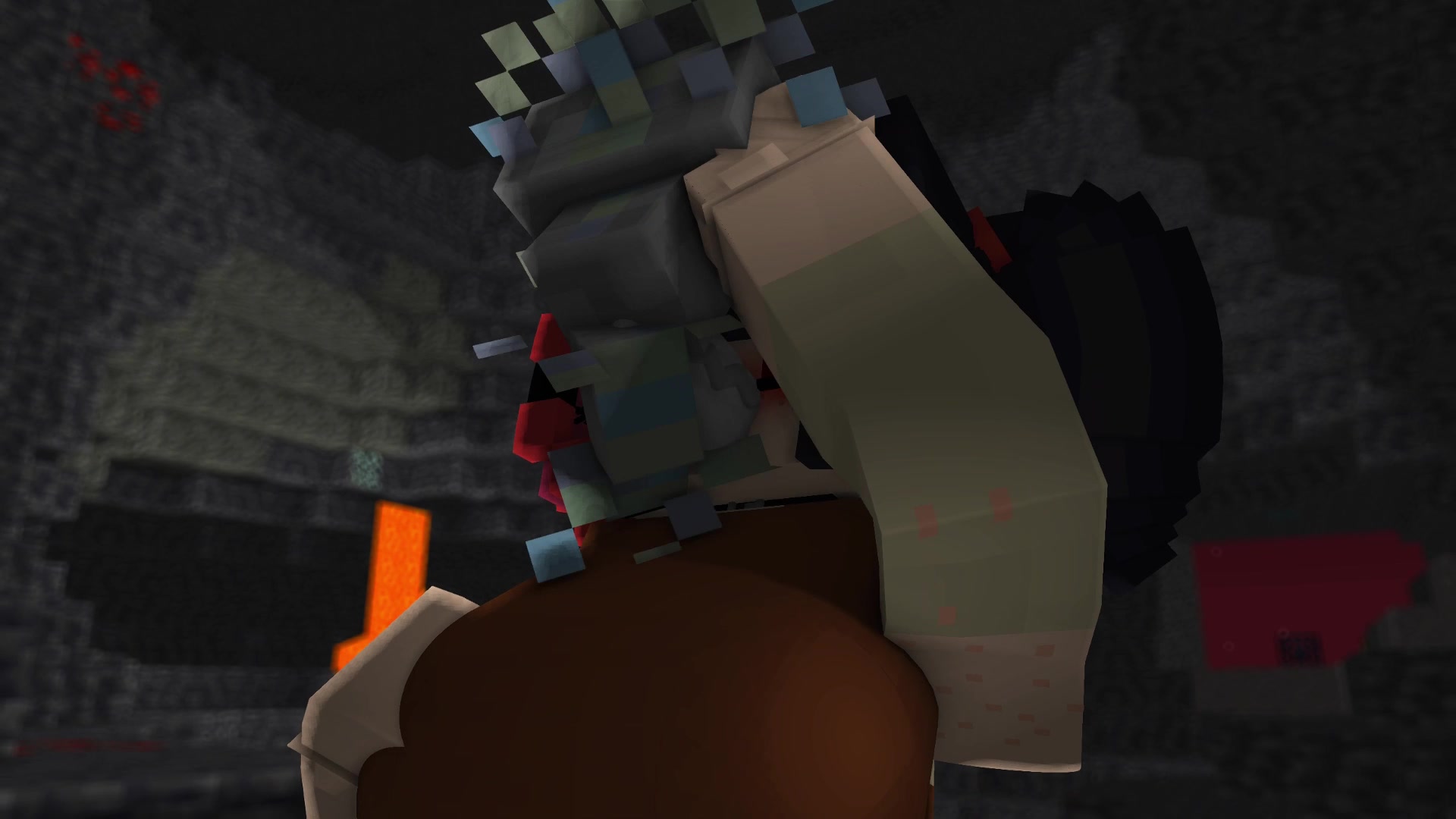 Grotte poisson argenté avec ellie