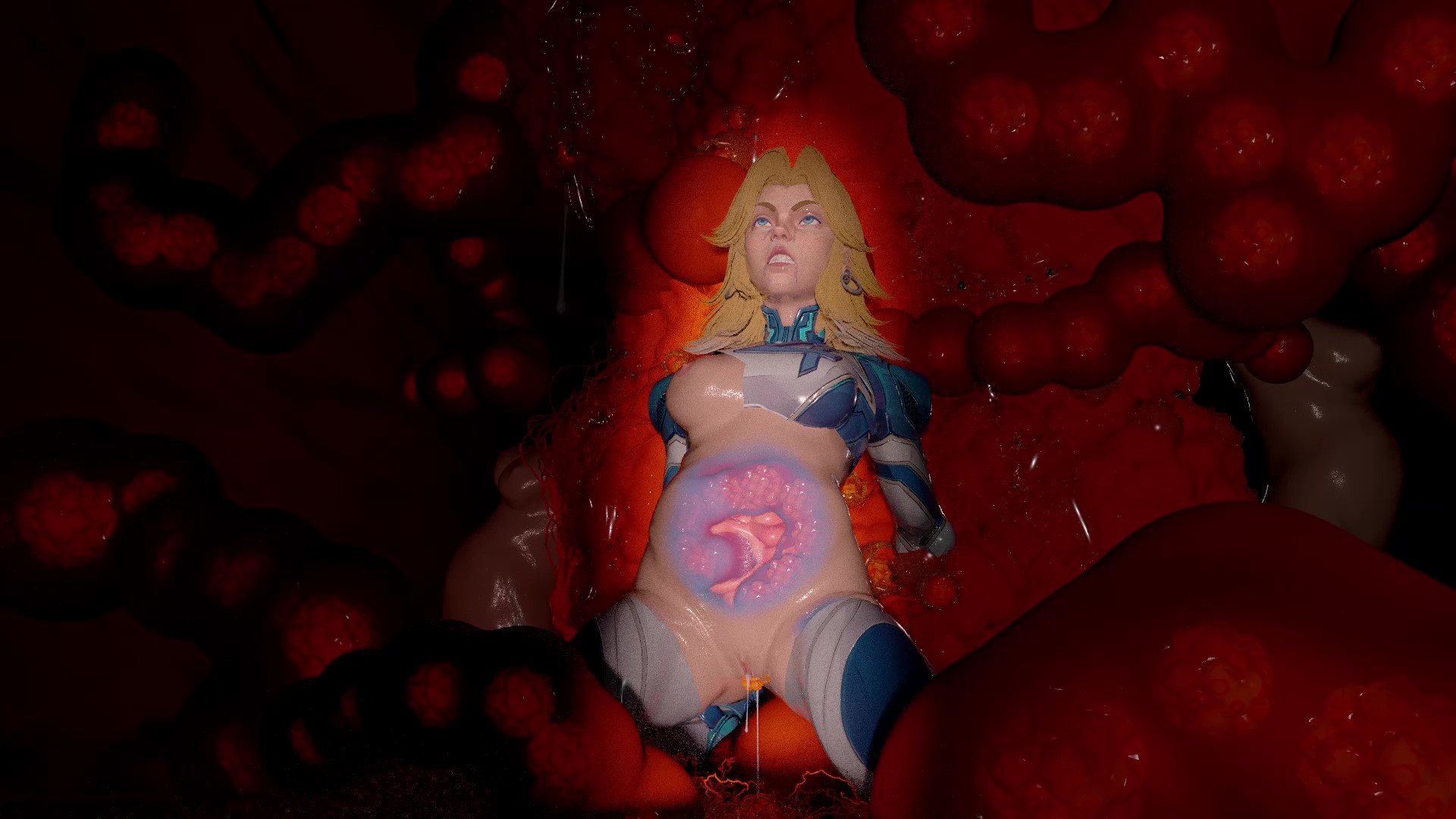 Sexy invisible schoolgirl tentacle futa ecchi trouble