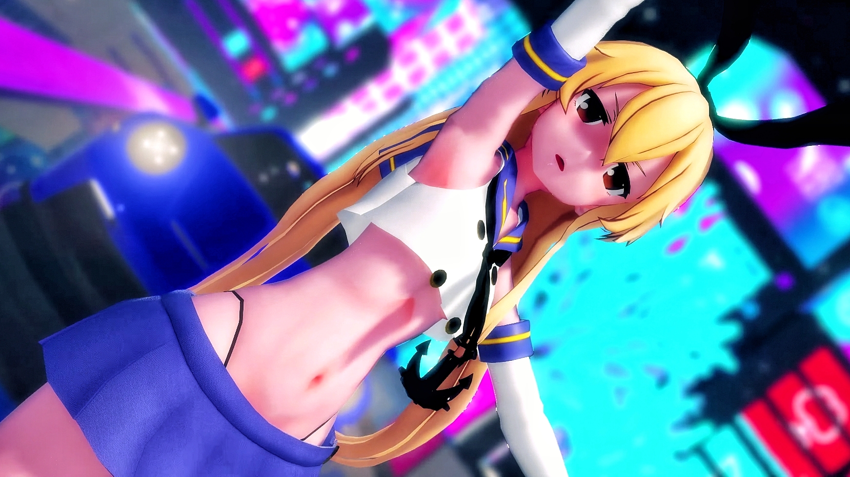 Verrückte shimakaze-liebhaber mmd r15 hamselvish