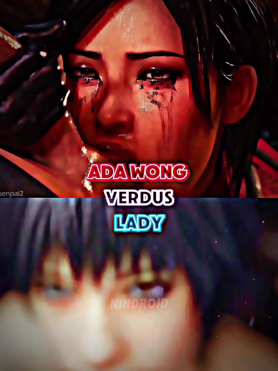 Ada wong vs lady: duelo erótico futanari con tentáculos