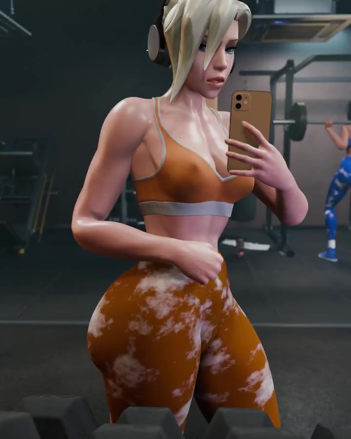 फाराह और मर्सी जिम में वर्कआउट करती हैं