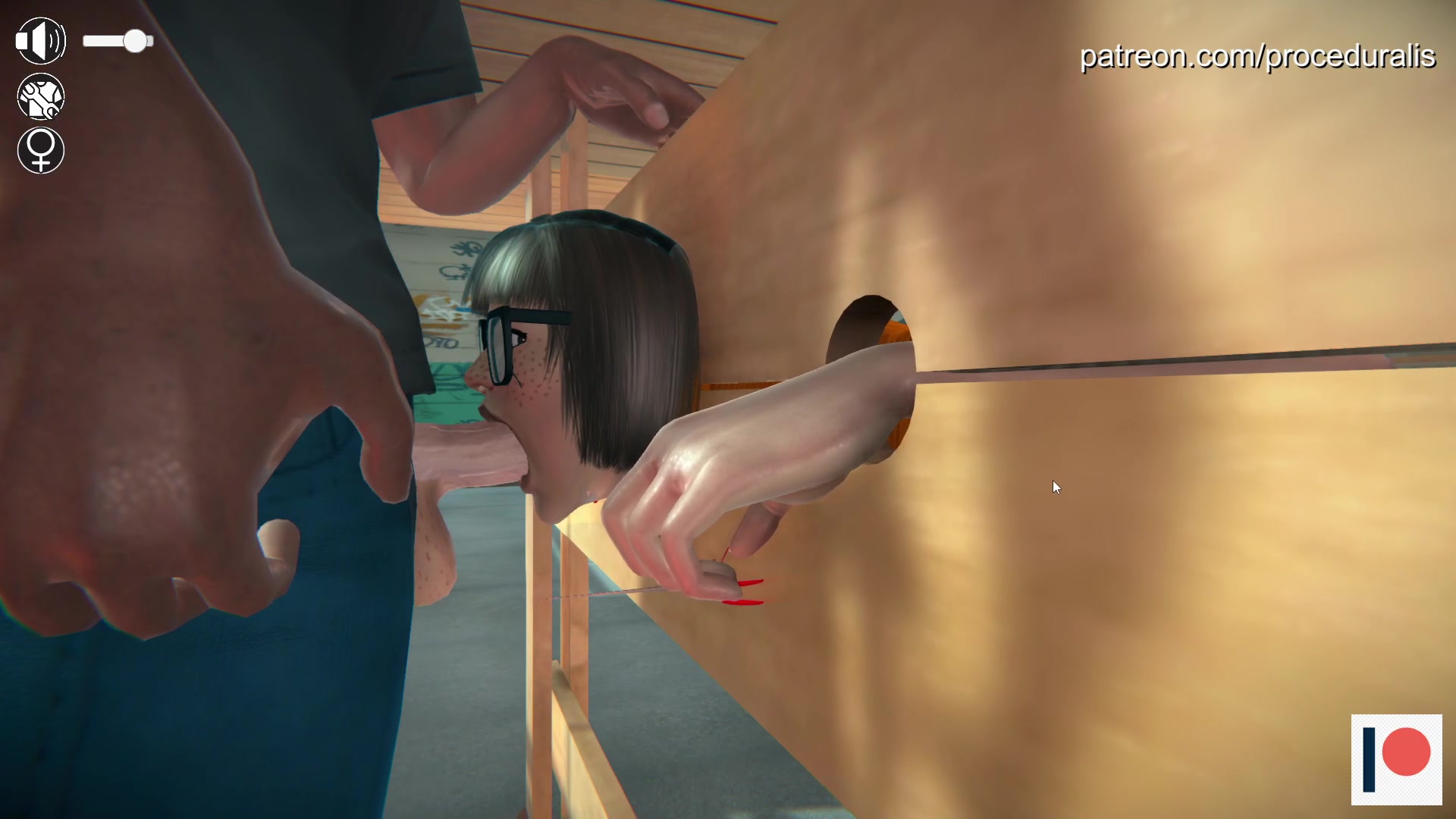 Velma rencontre intense dans le sous-sol