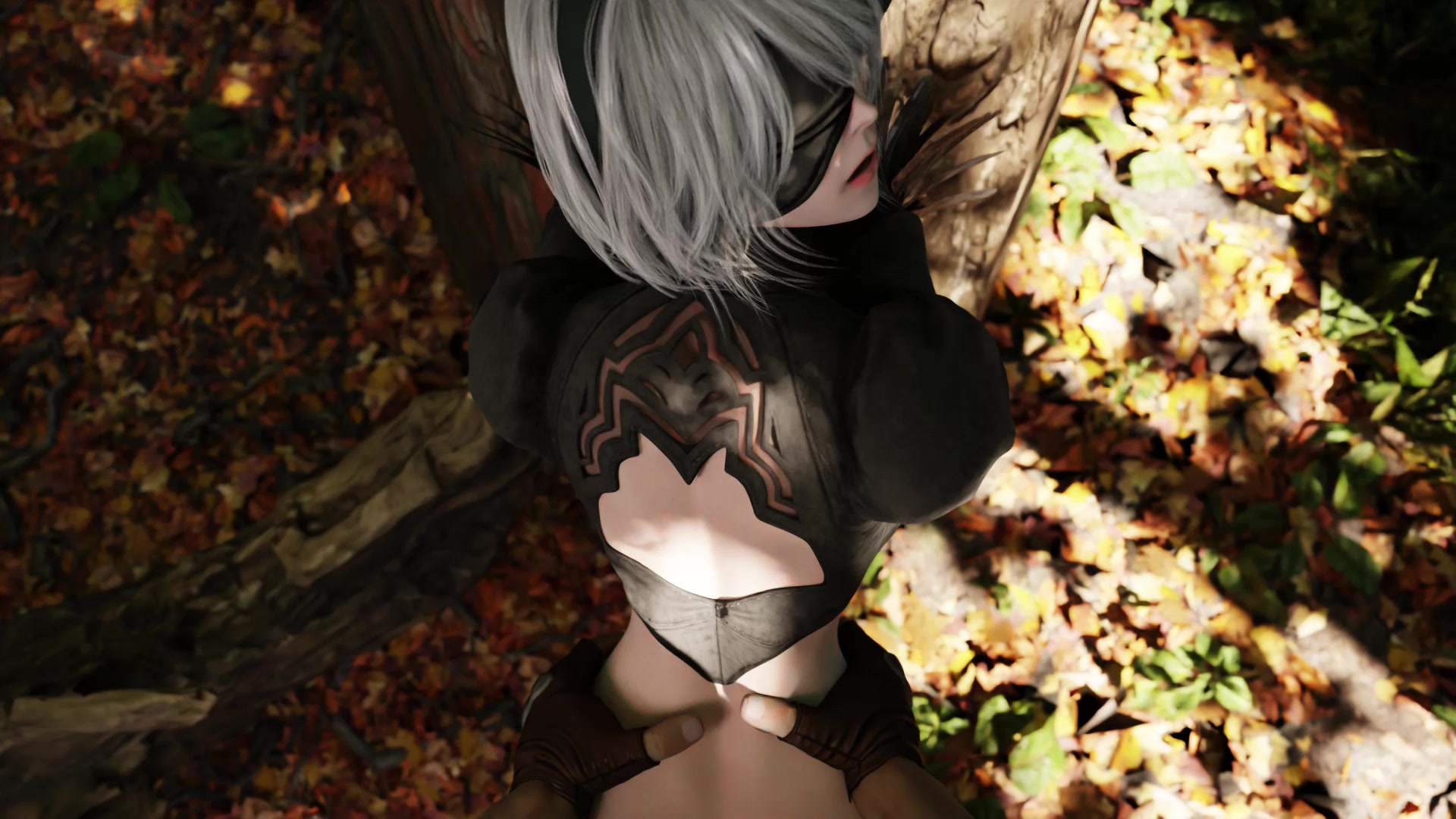 視点触手ふた少女2bとエッチ