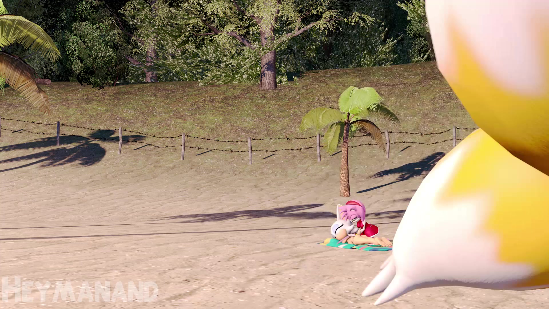 Futa-schulmädchen am strand mit erotischen tentakeln 2