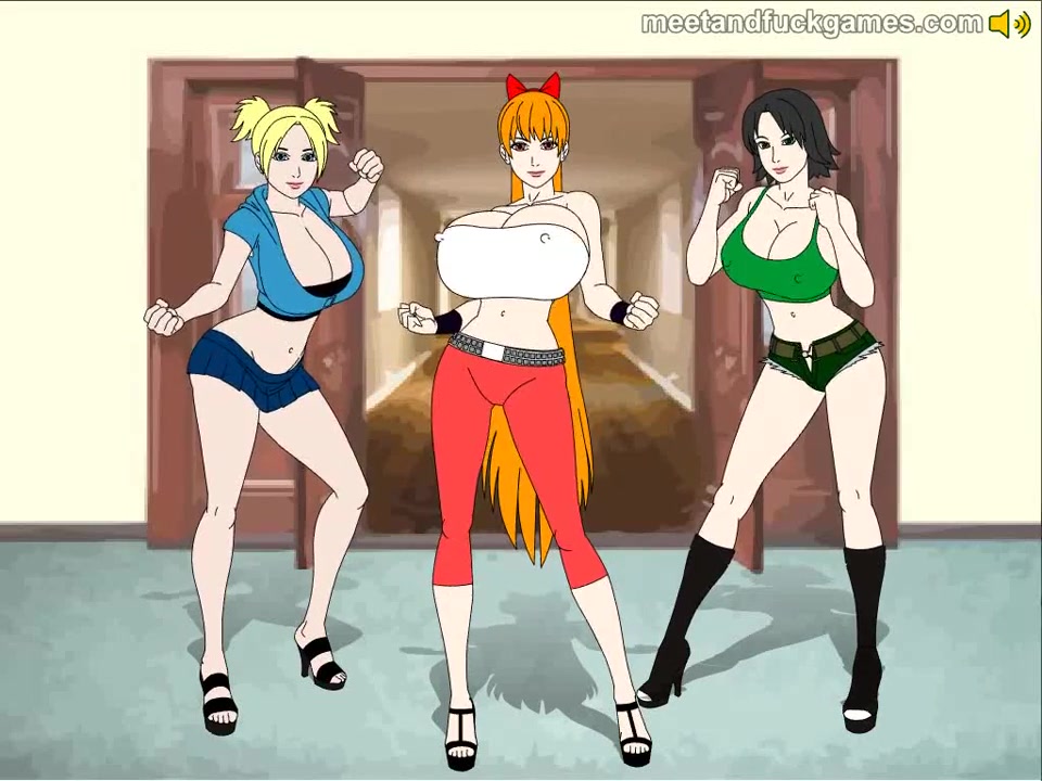 Die ungehorsamen powerpuff-mädchen treffen sich und ficken