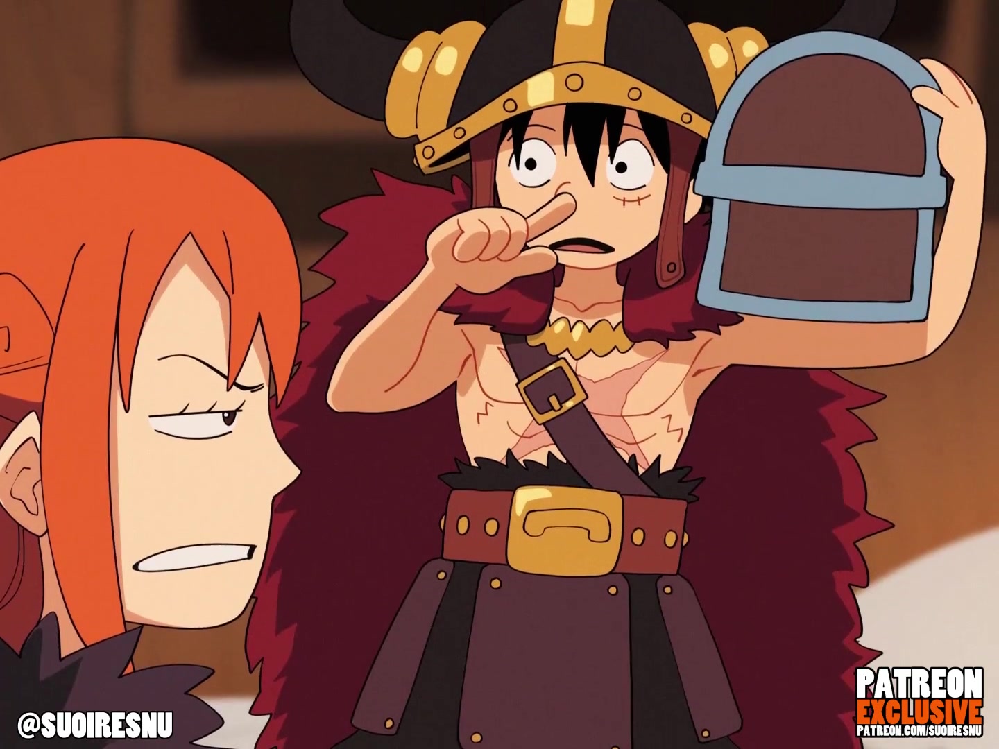 Nami colegiala tentáculo futa escolar de elbaf