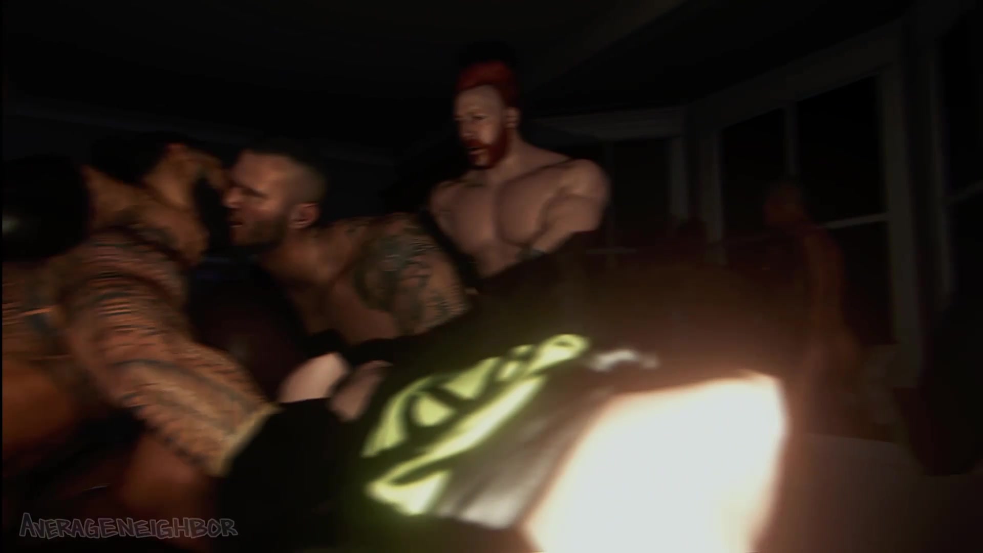 Orgía de luchadoras: futanari tentáculos eróticos