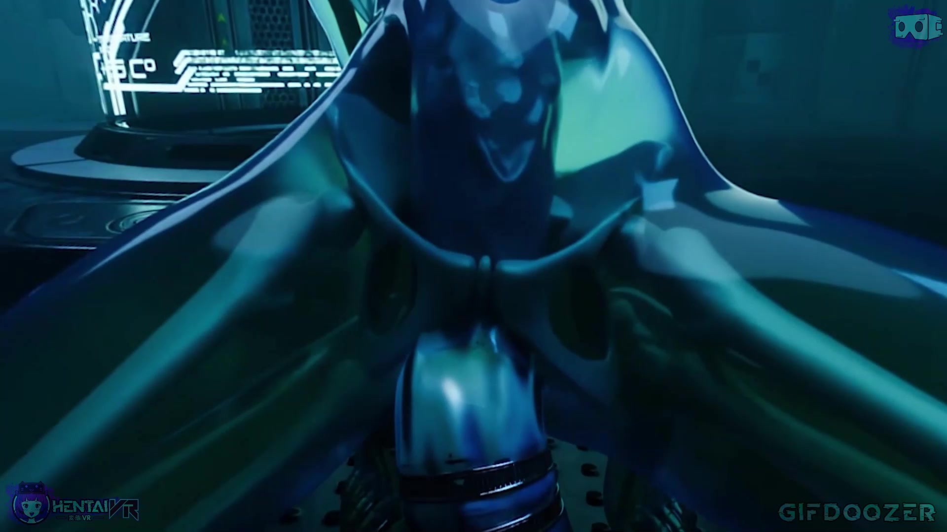 स्लाइम टिफा के साथ डिल्डो खेल