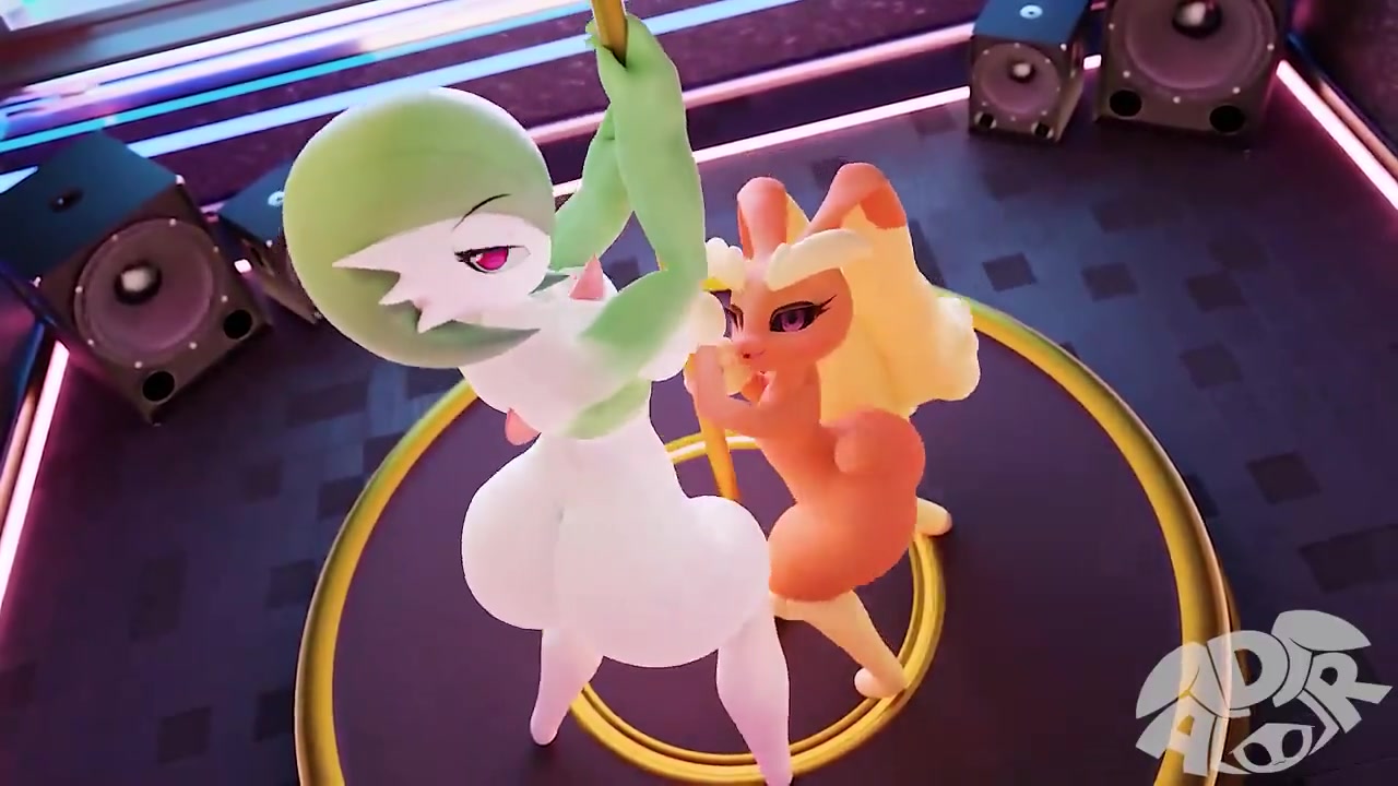 Gardevoir lopunny spectacle de pole dance