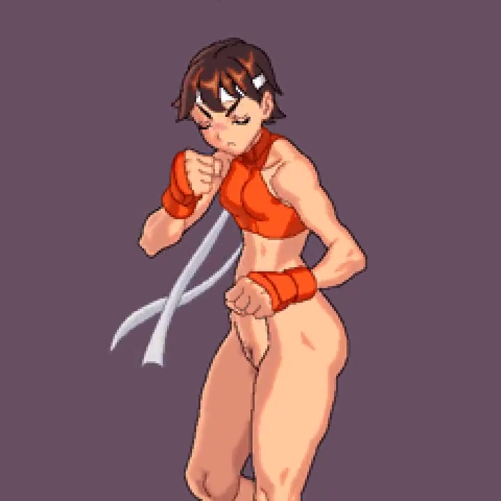 Luta erótica futanari de tentáculos de colegial sakura