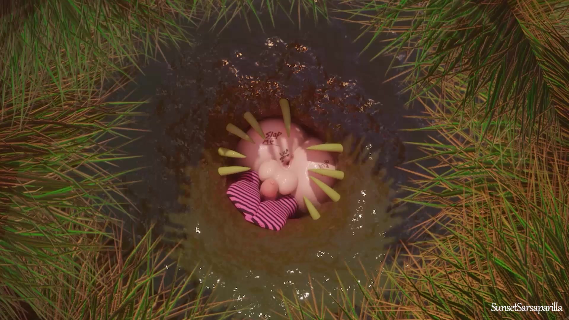 Swallowed whole by schoolgirl tentacle futanari