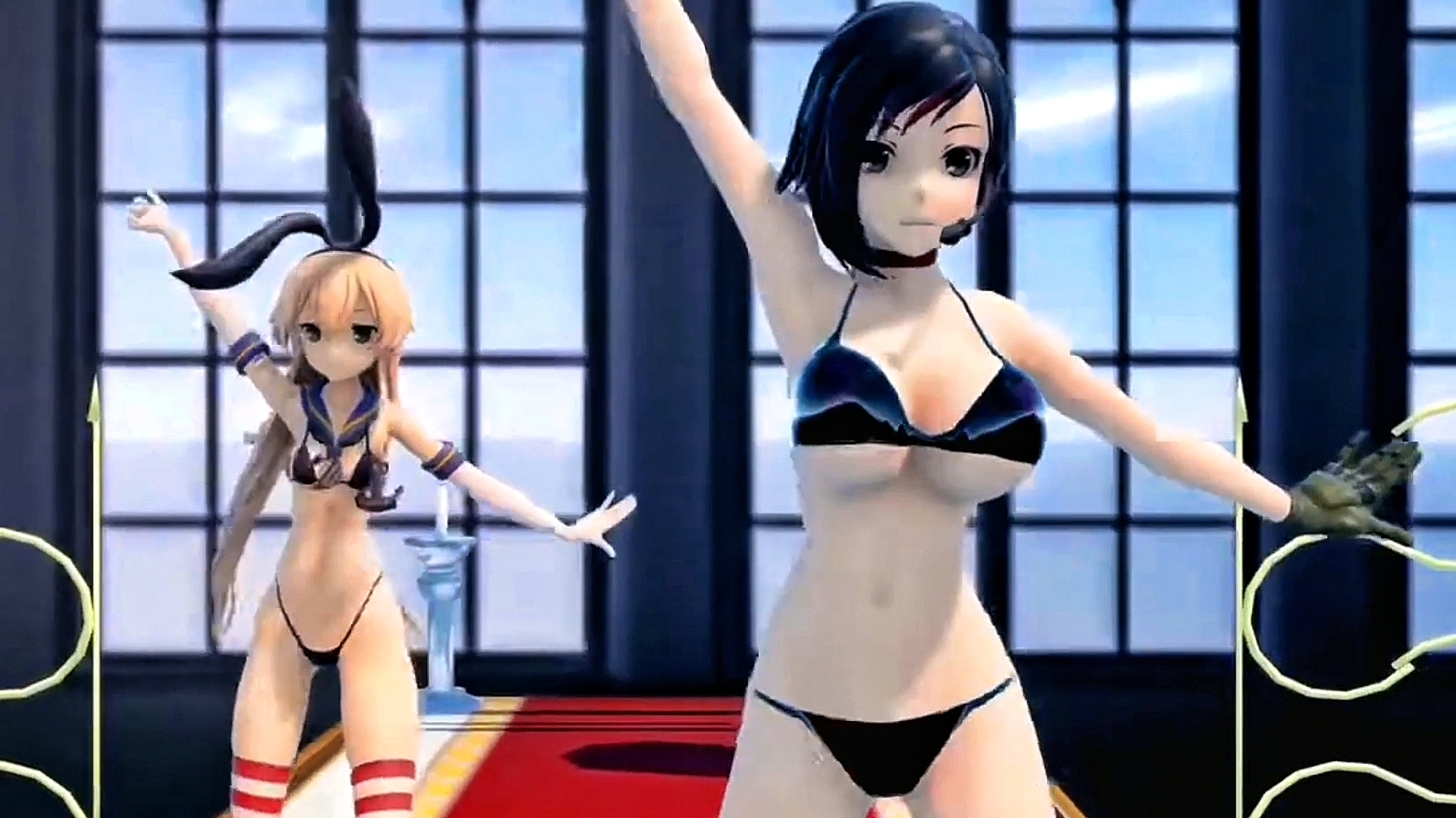 Shimakaze rwby tentáculo futanari erótico mmd