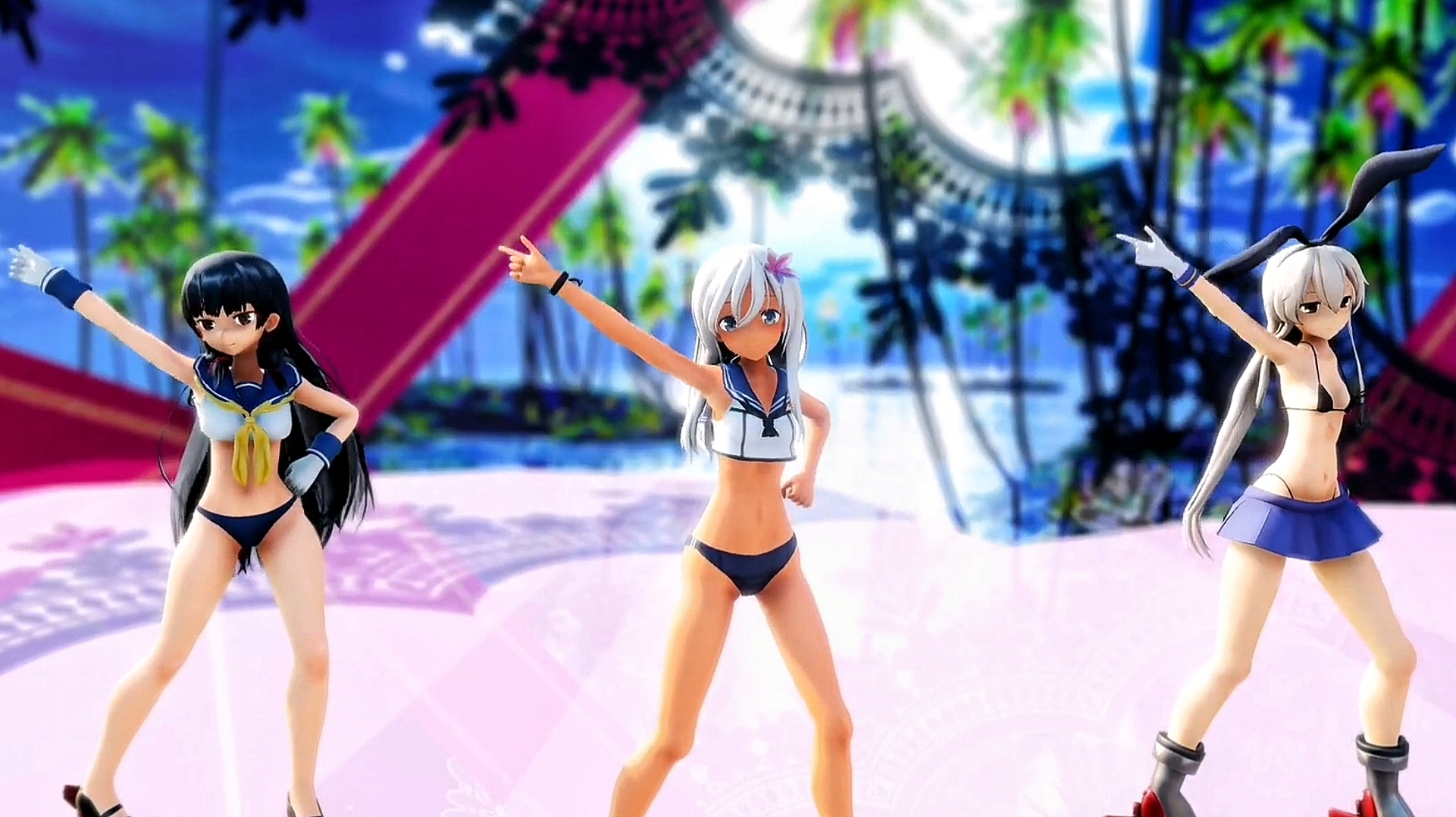 Mmd r15 shimakaze isokaze ro500 disco chocolat