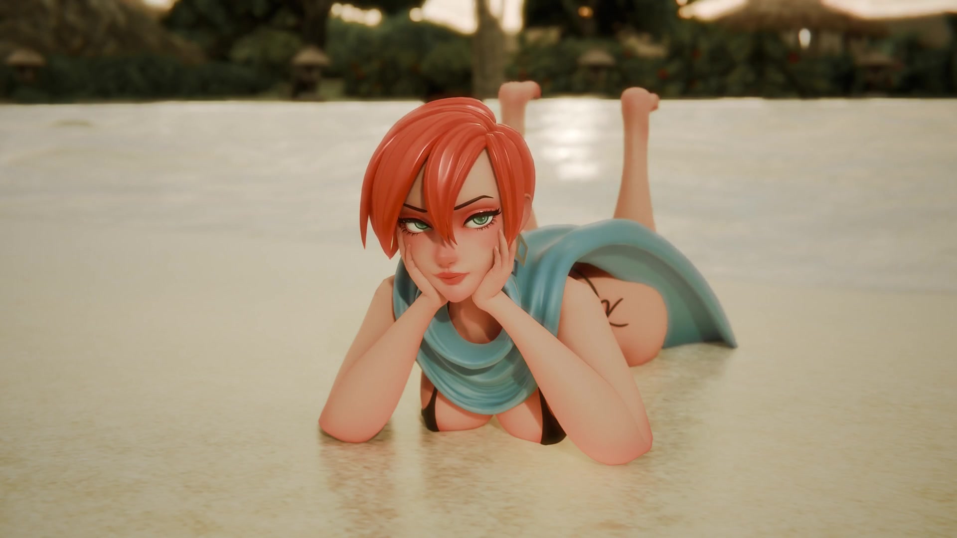 Plage gwen aventure écchi