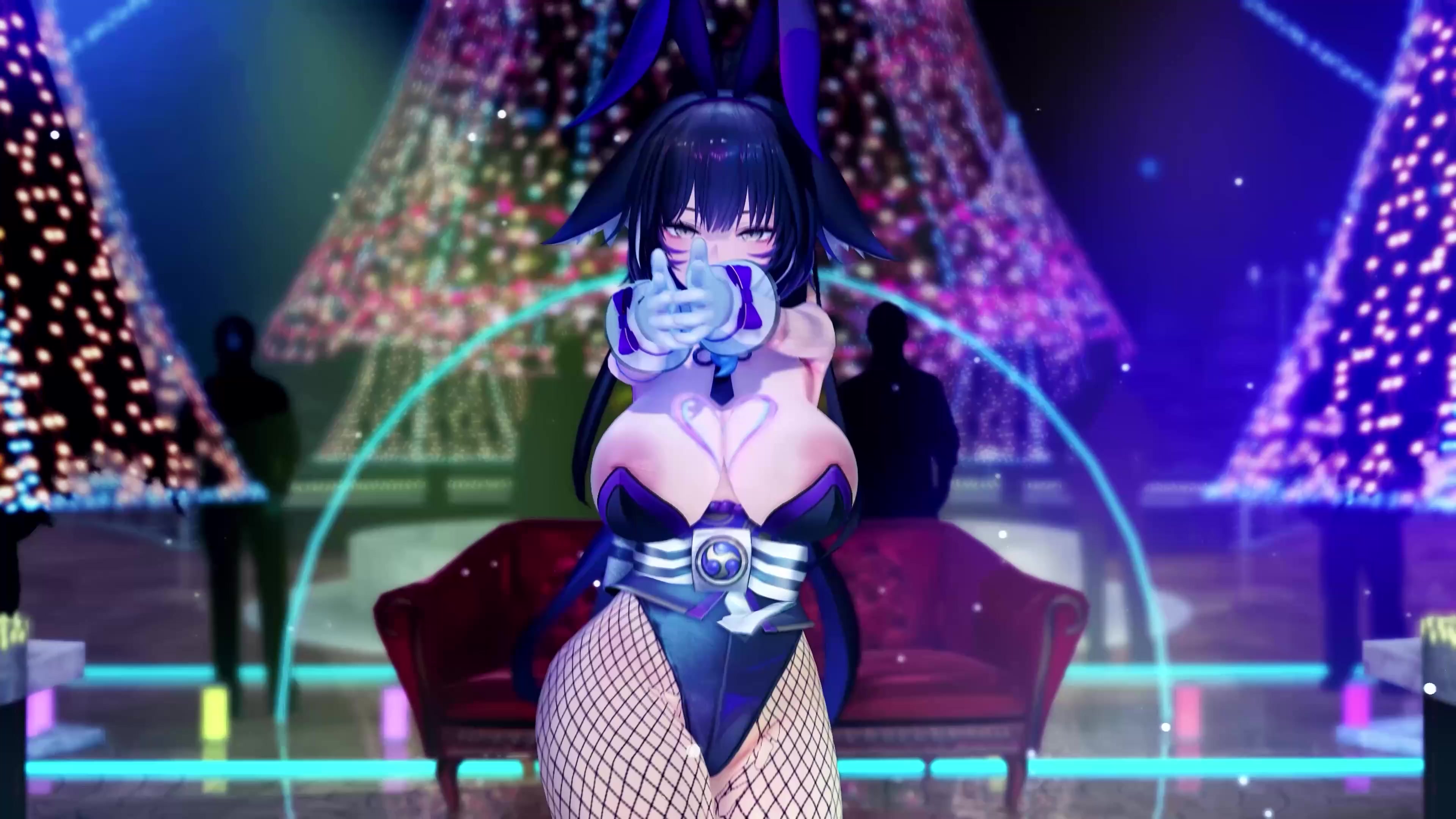 Devil musashi’s tentacle futanari ecchi dance