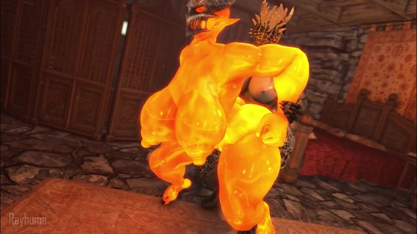 Atronach de fuego invocado