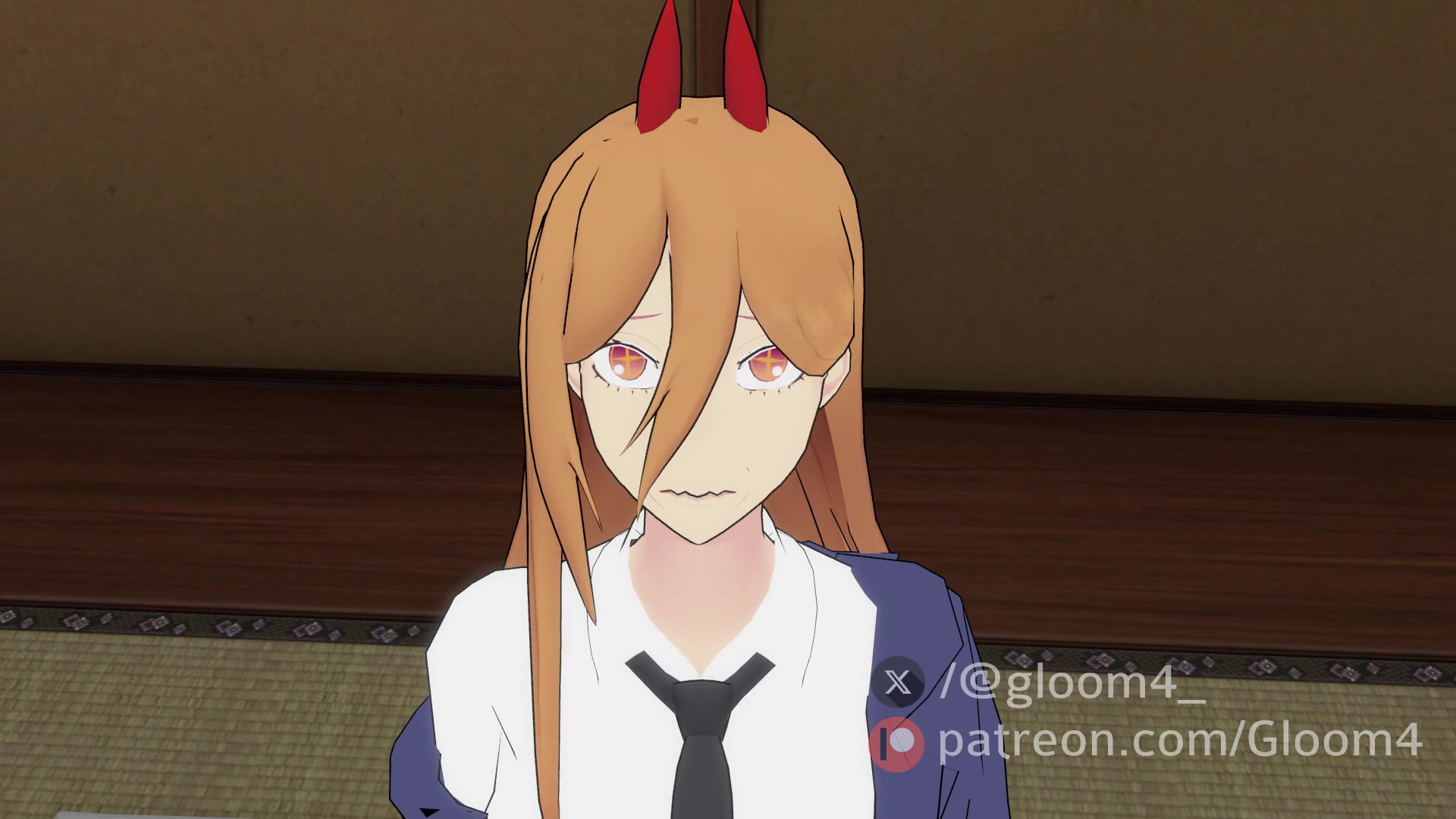 Makima futa faz deepthroat em power e kobeni