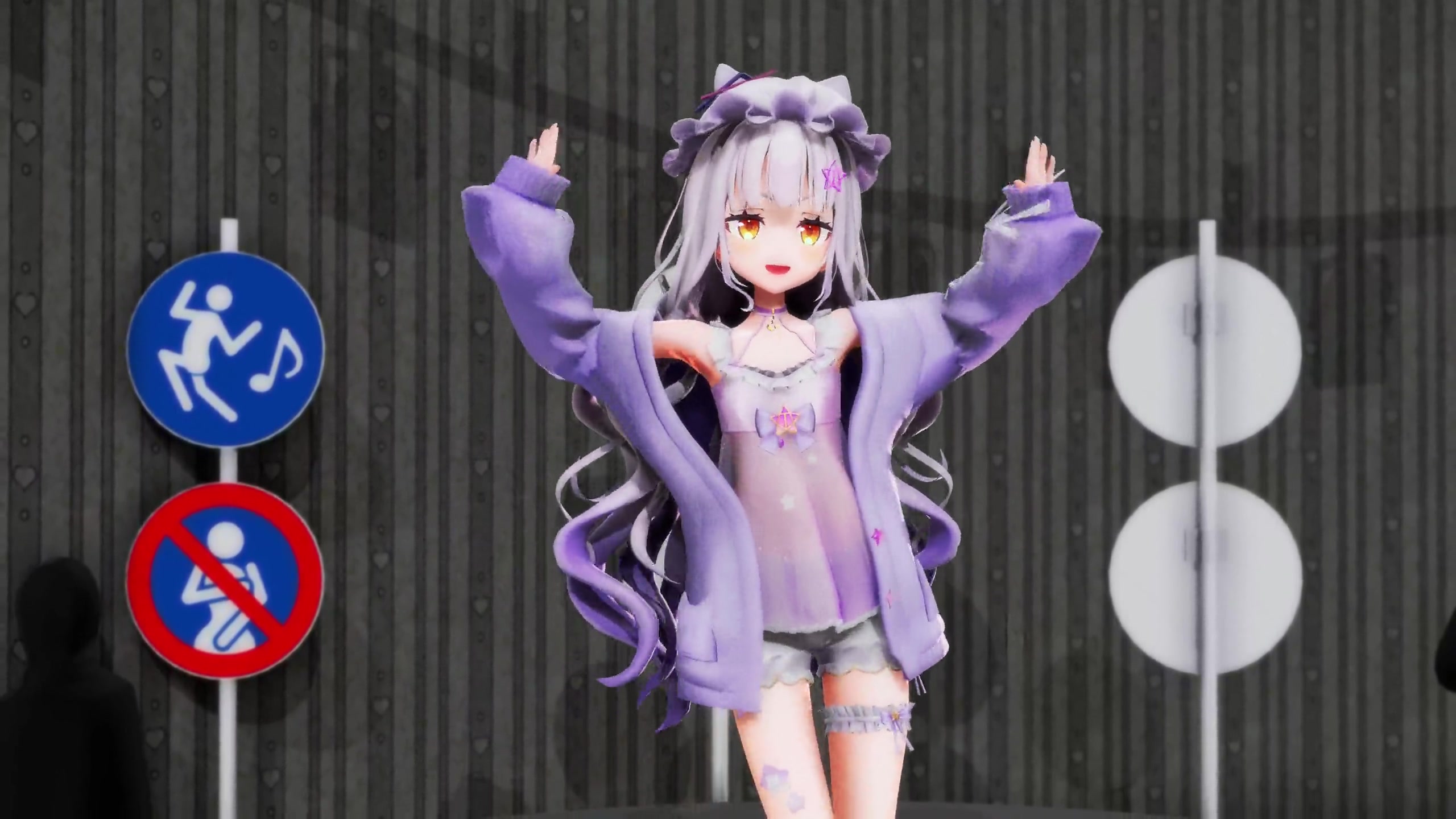 Shion在顽皮的比比比迪巴啊场景中