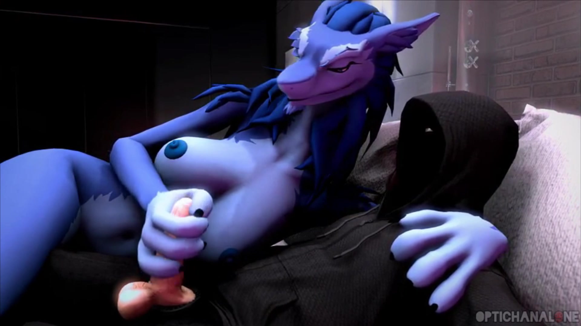 Colegiala futanari tentáculos ecchi d...