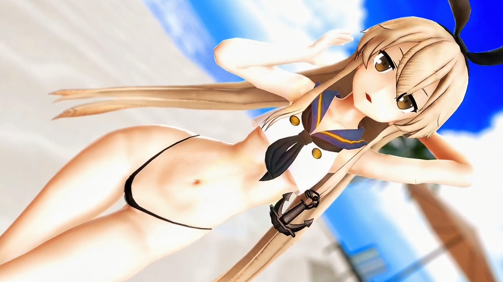 Shimakaze tarada mmd r15 sacudida