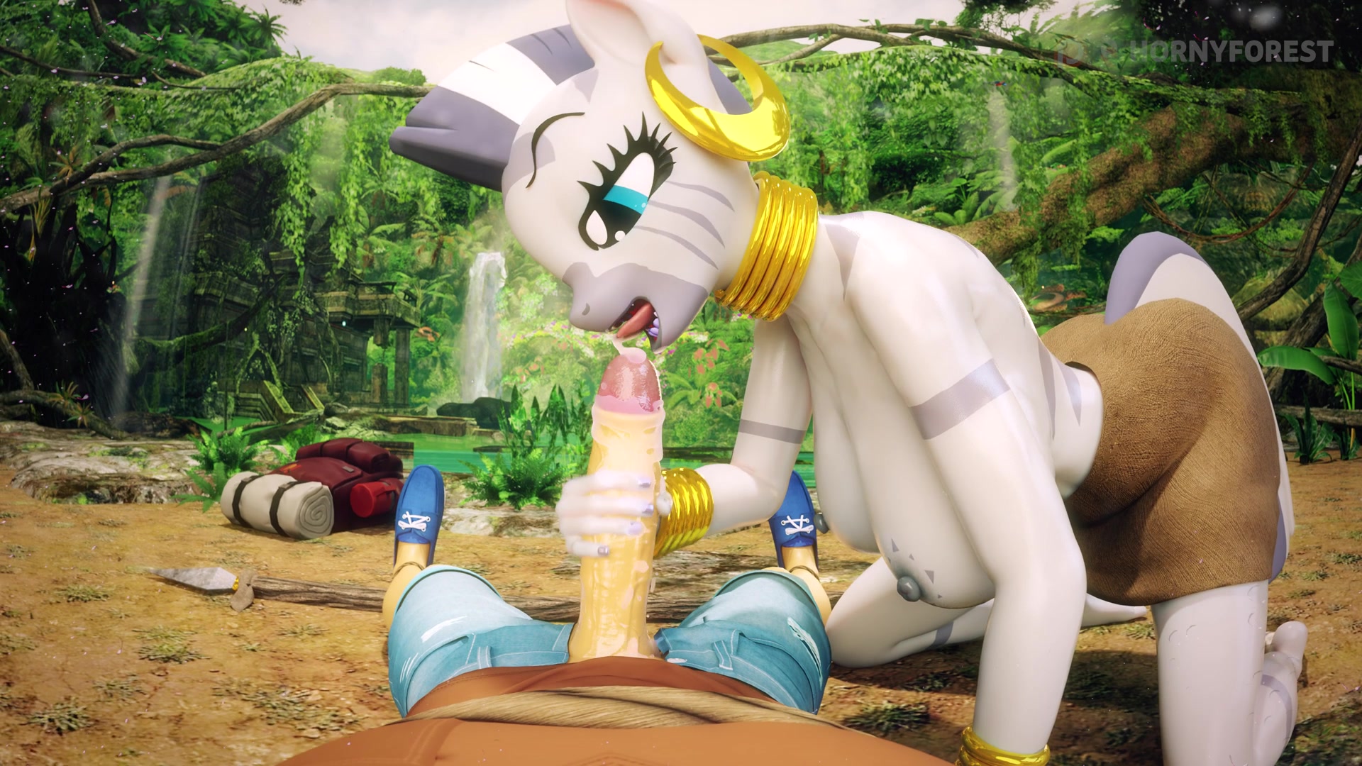 अमेज़न लड़की टेंटाकल फूटानारी इच्छा