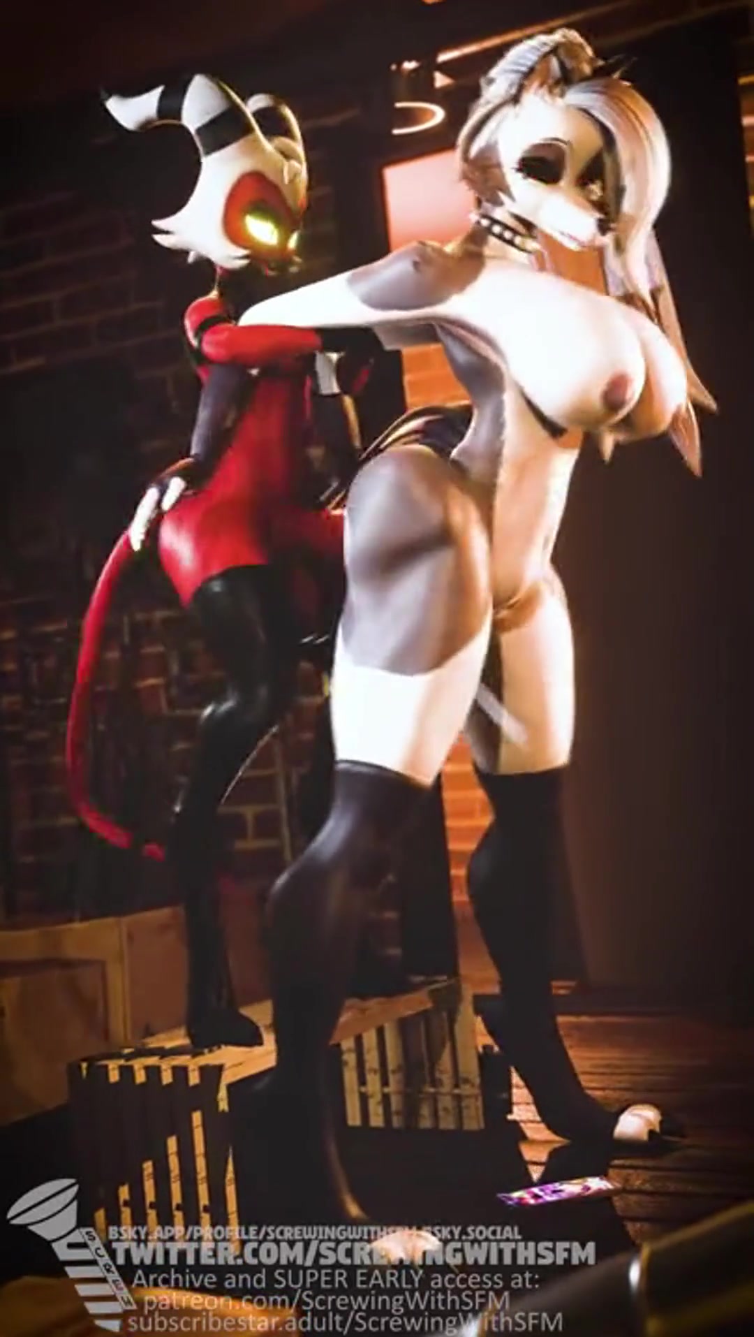 Loona & moxxie futanari tentakel ecchi bindung