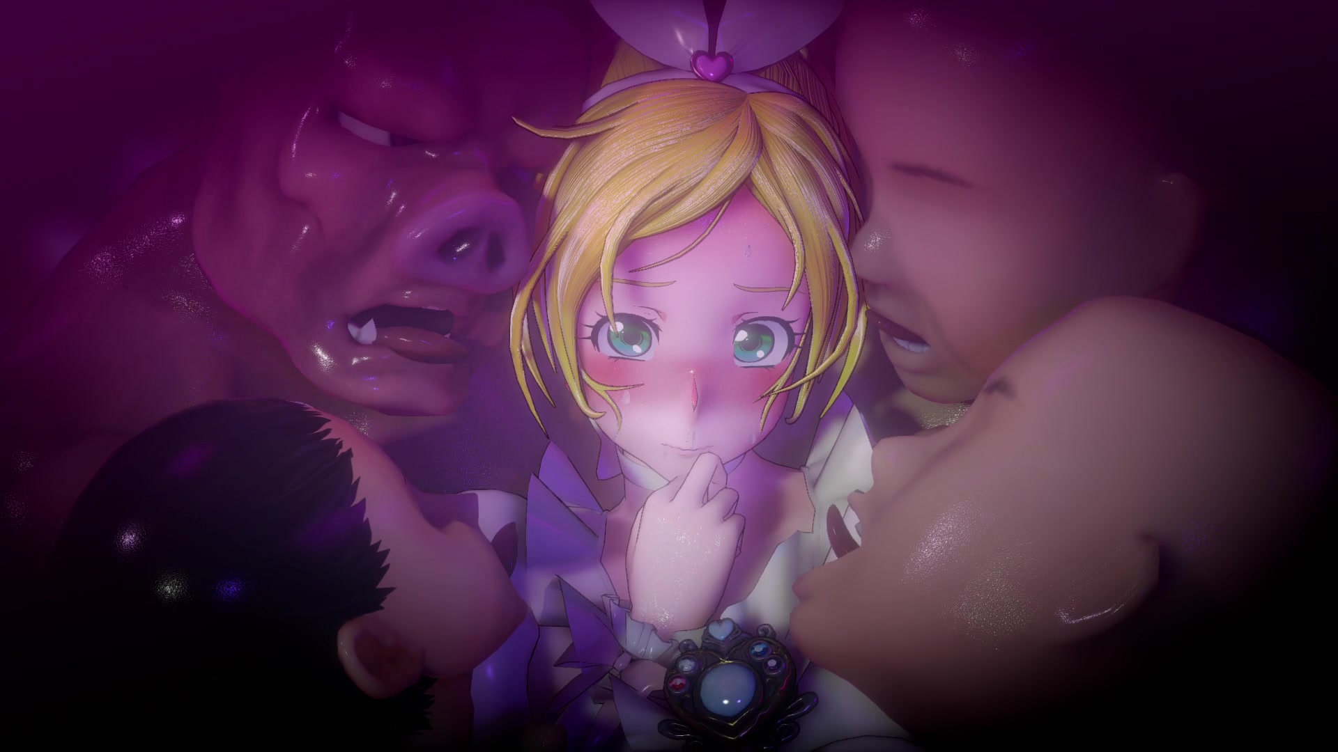 Scène érotique avec écolière kanade