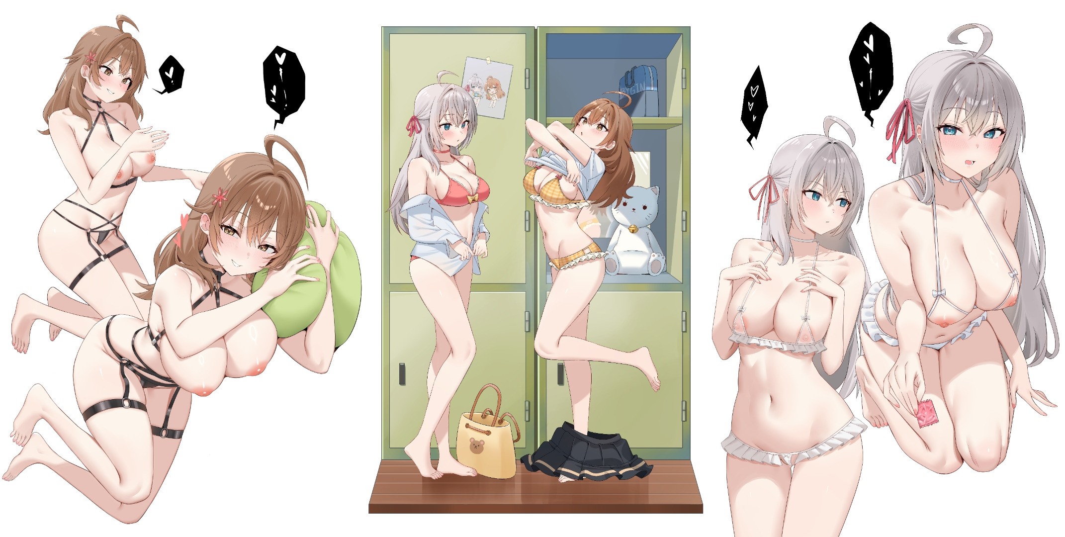 Aijo rentaro alisa & maria kujou tentacule futanari échi