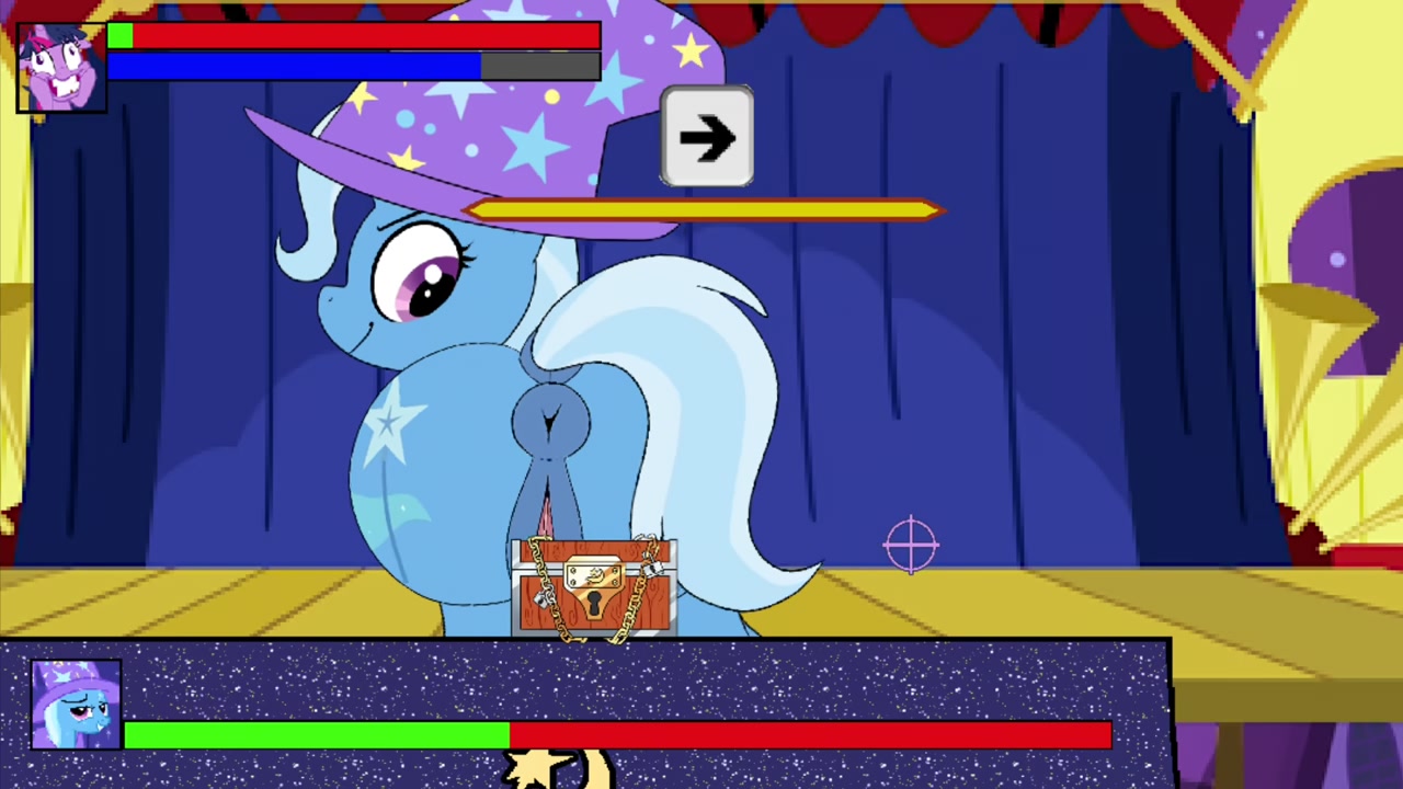 暮光 vs 特里克西：触手扶她色情吞噬败北