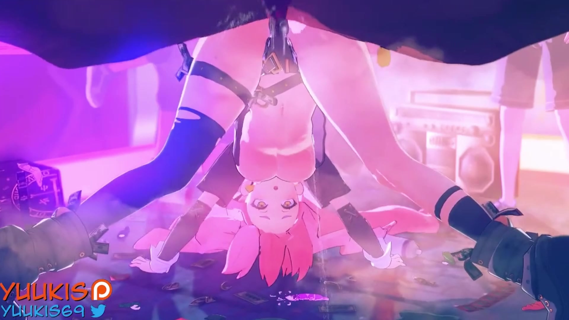 モローが腕立て伏せをする