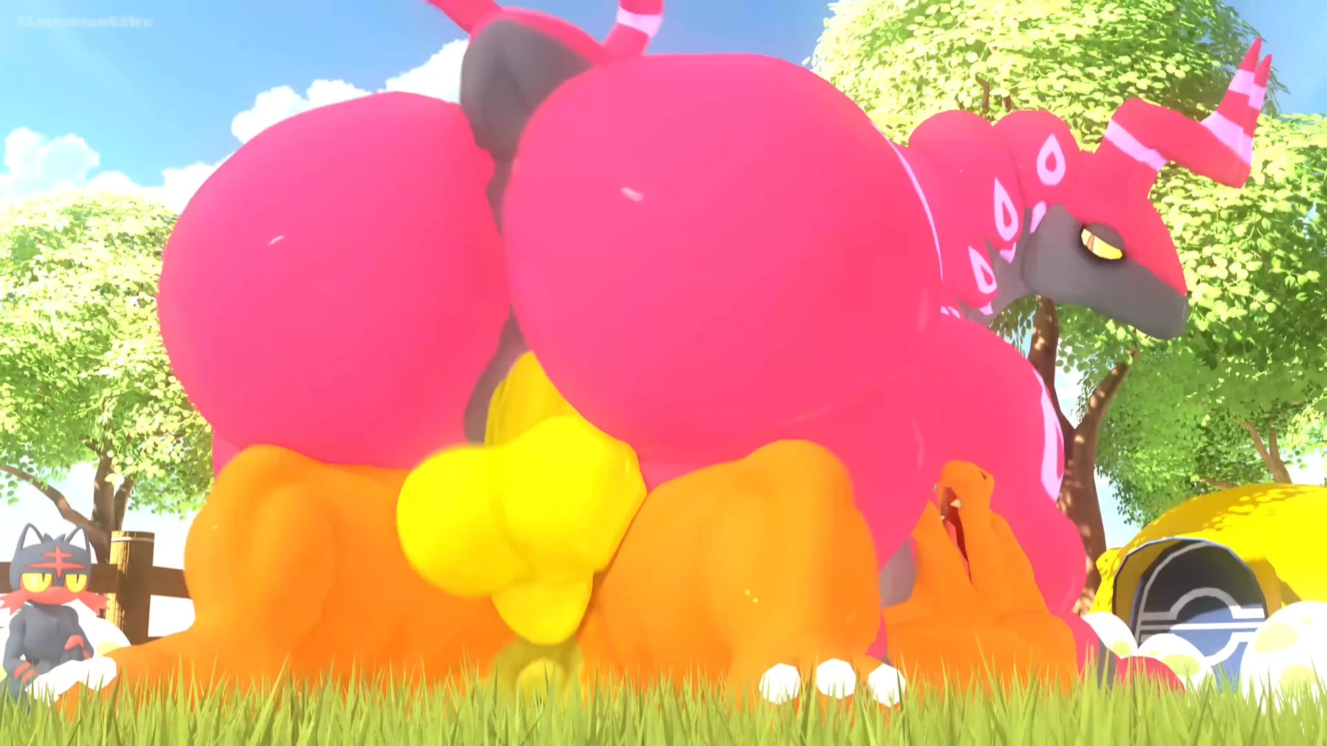 Scolipede and charizard intense edit