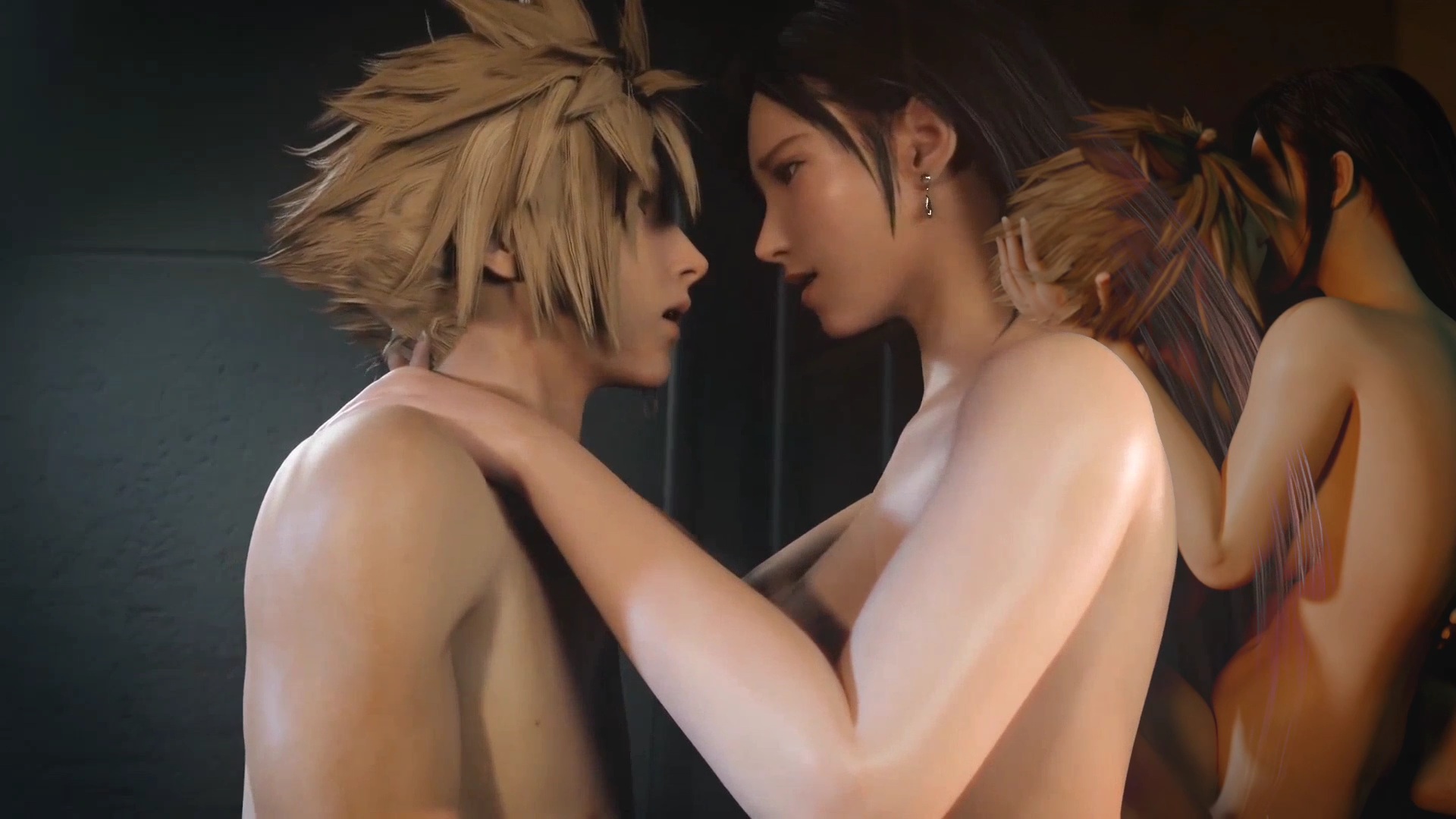 Cloud vs barret: tifa’s hot arcade evening