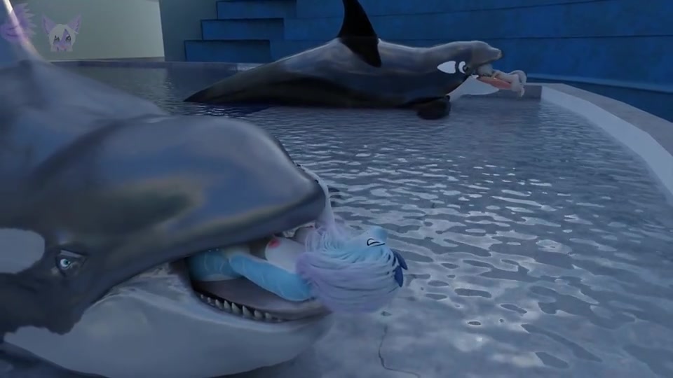 Ryuusin’s oral vore with schoolgirl, tentacle & futanari