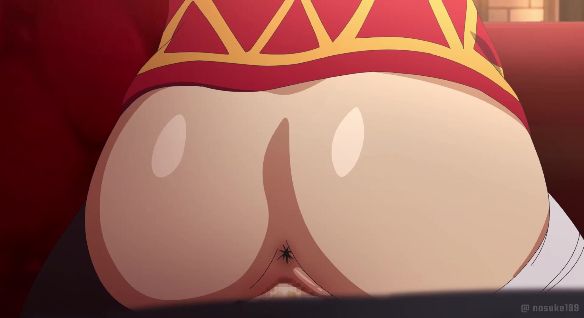 мегумин получает озорную поездку