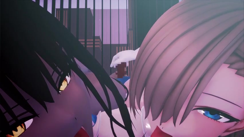 ブルーアーカイブ アスナ＆カリン ふたなり触手エッチ 2