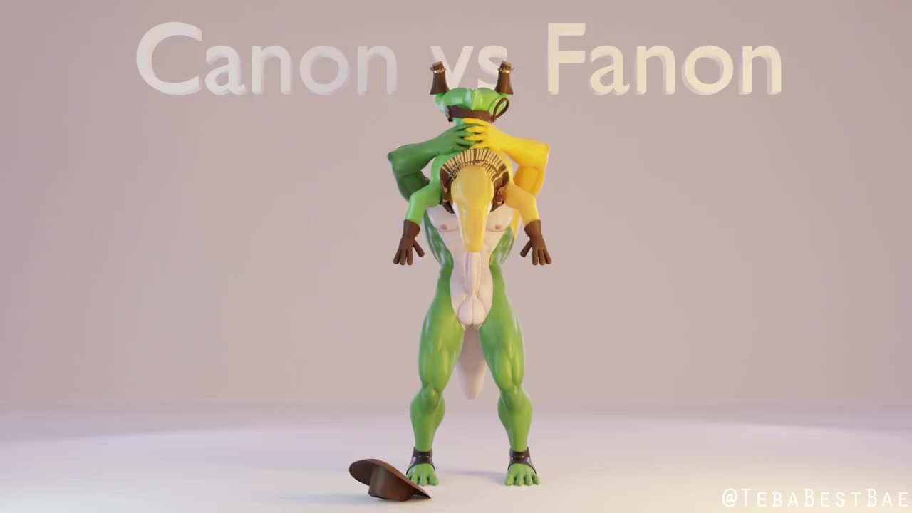 Canon rencontre fanon dans chaude confrontation hentaï