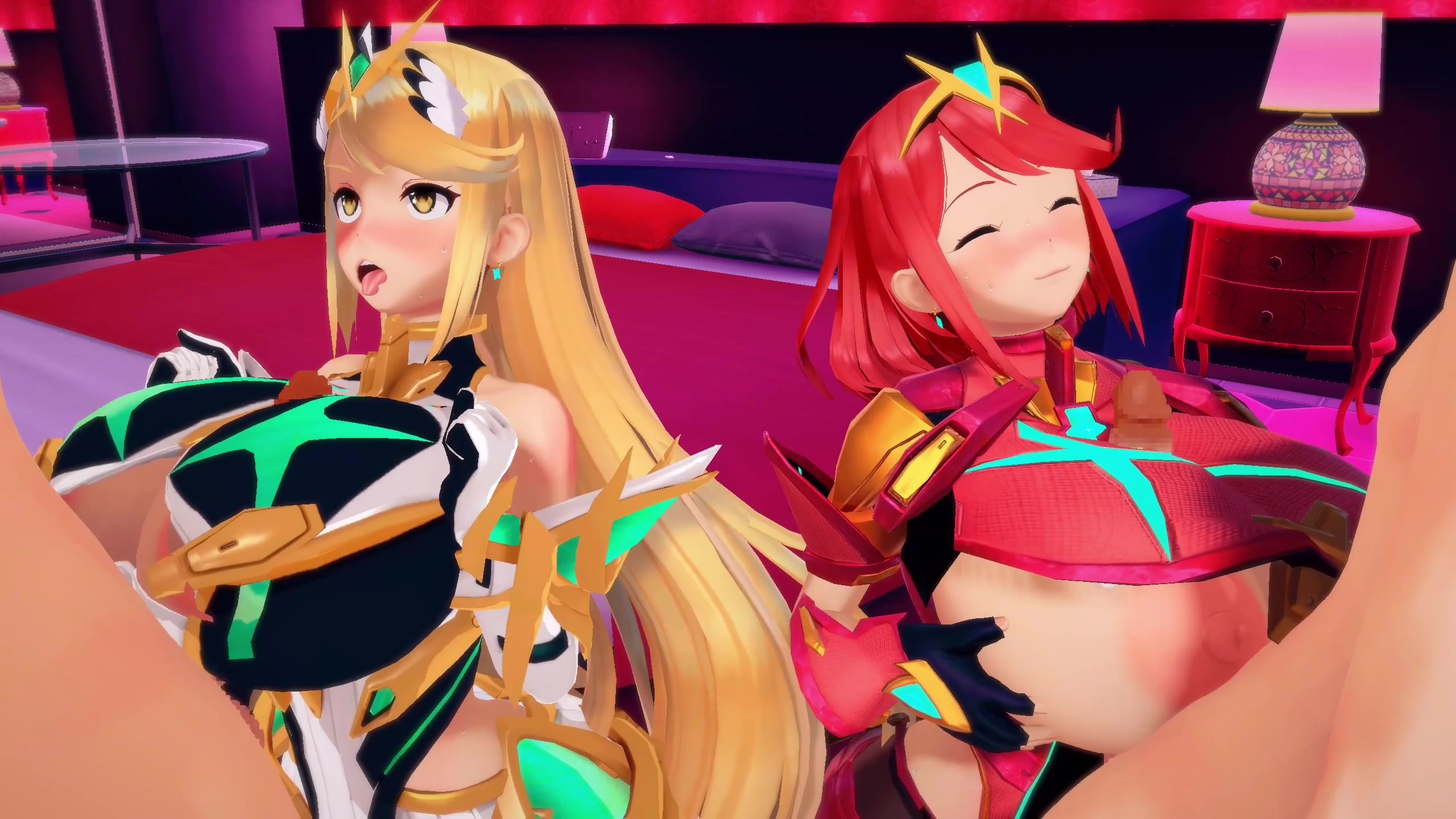 पायरा और मायथ्रा फुटानारी टेंटेकल एची